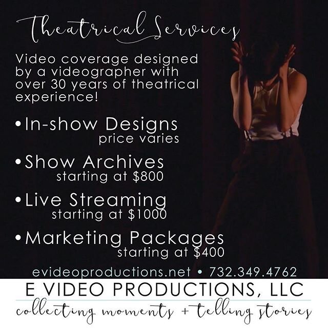 Start your 2020 season off right with Video Production Services from E Video Productions, LLC.
.
.
.
Photo from @ocvtspaadance performance 2019. .
.
.
#njtheatre #oceancountynj #artsednow #communitytheatrenj #theatremarketing #performingartscenter #o