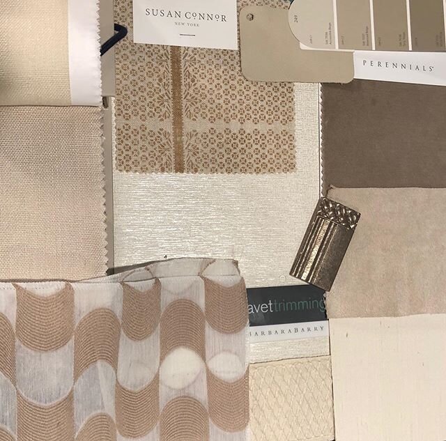 Neutrals can knock your socks off! new week, new year, new neutral scheme. @susanconnor_ny @jffabrics @pindlercorp @kravetinc @perennialsfabrics