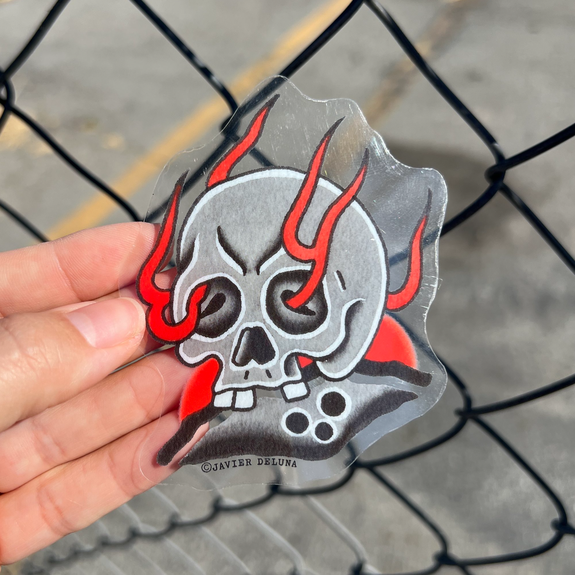 SKULL STICKER