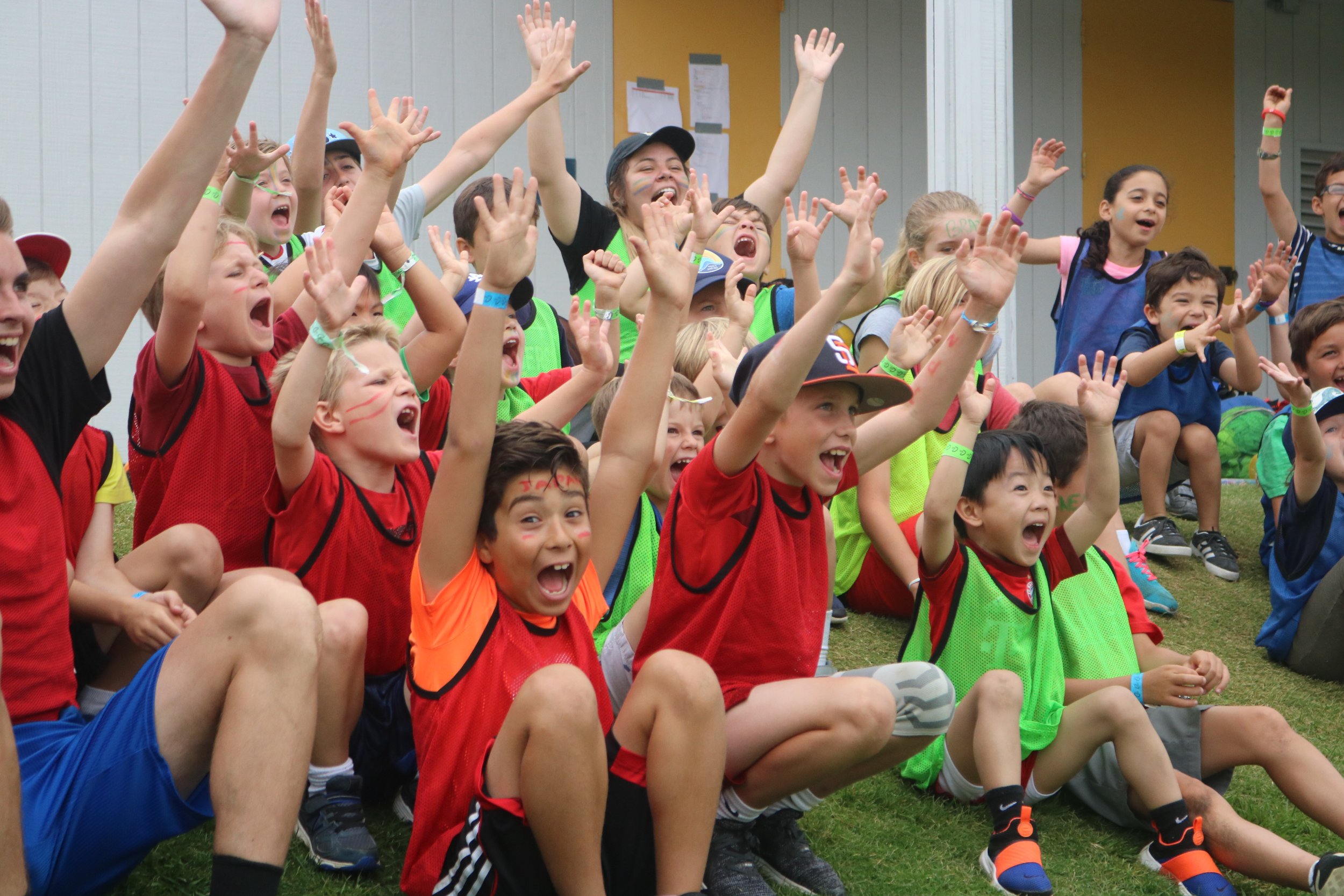 Campers cheering image