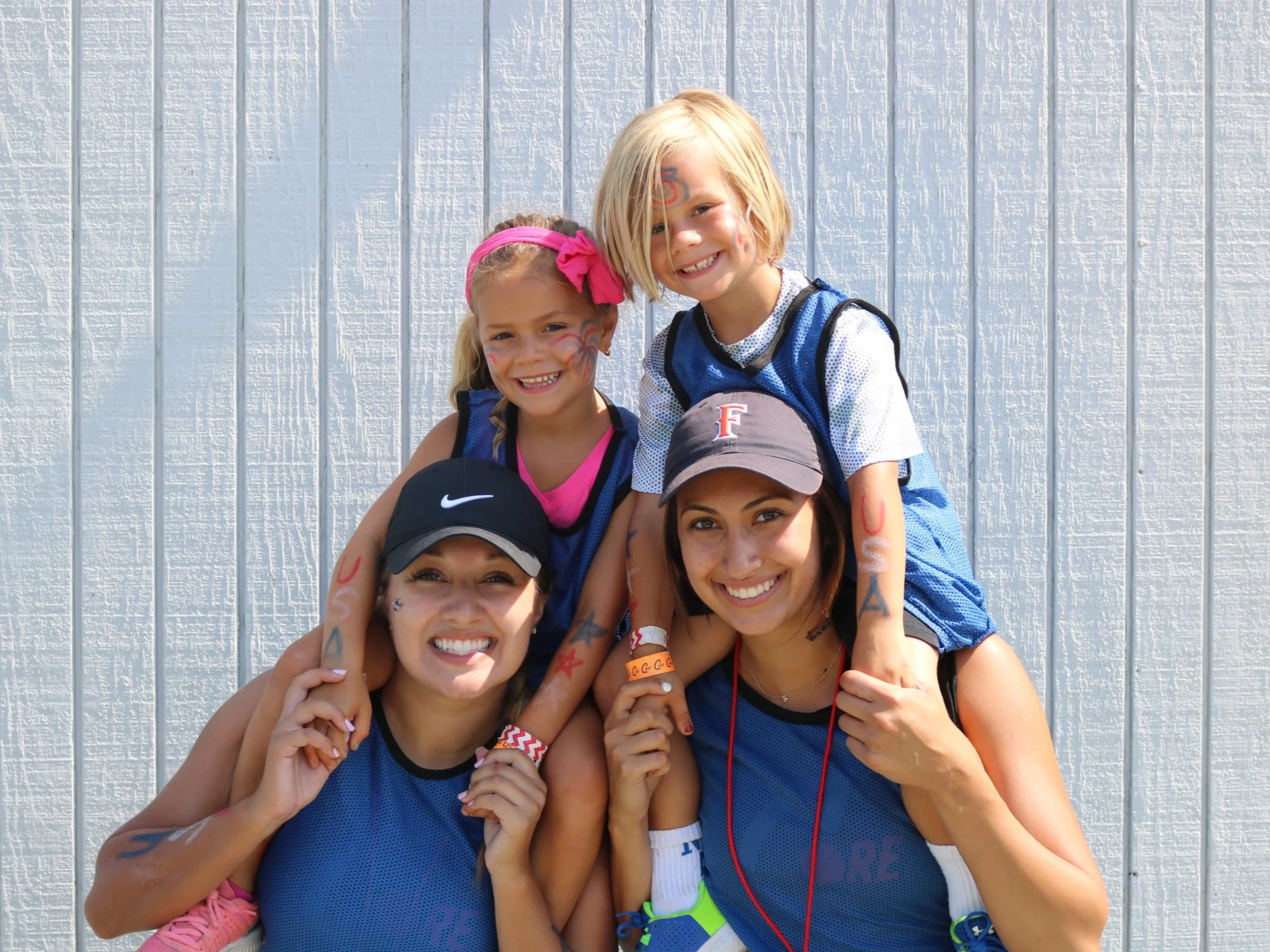 CORE coaches connecting, supporting, and having fun at camp.