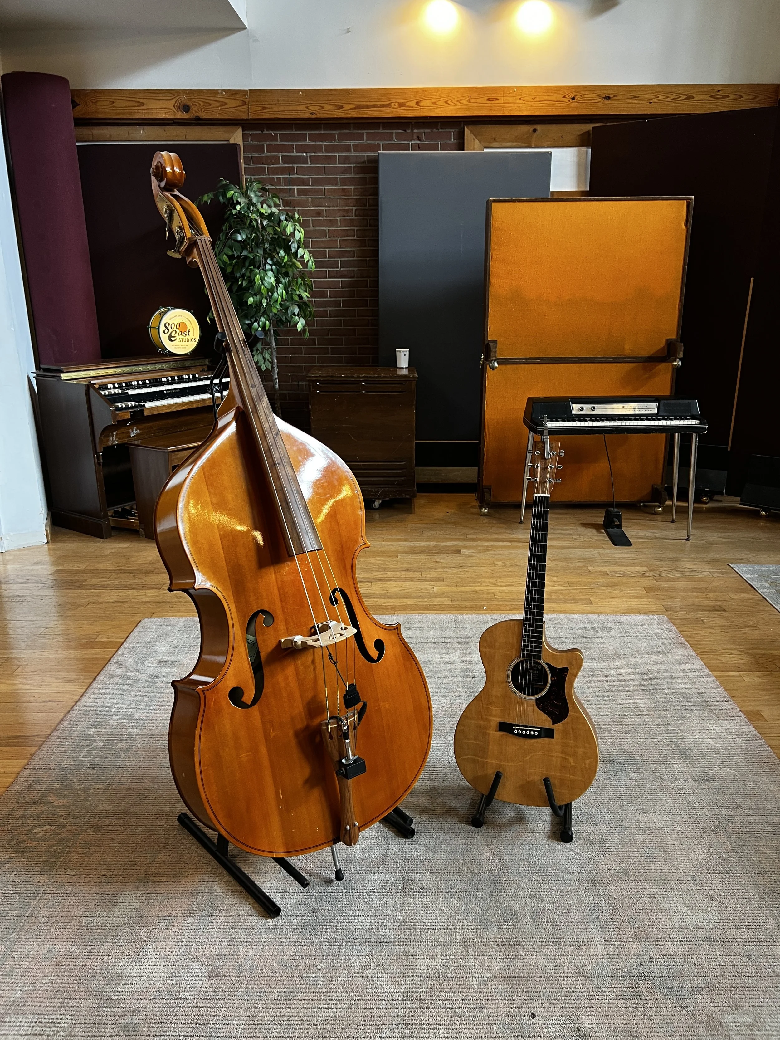Upright Bass and Guitar