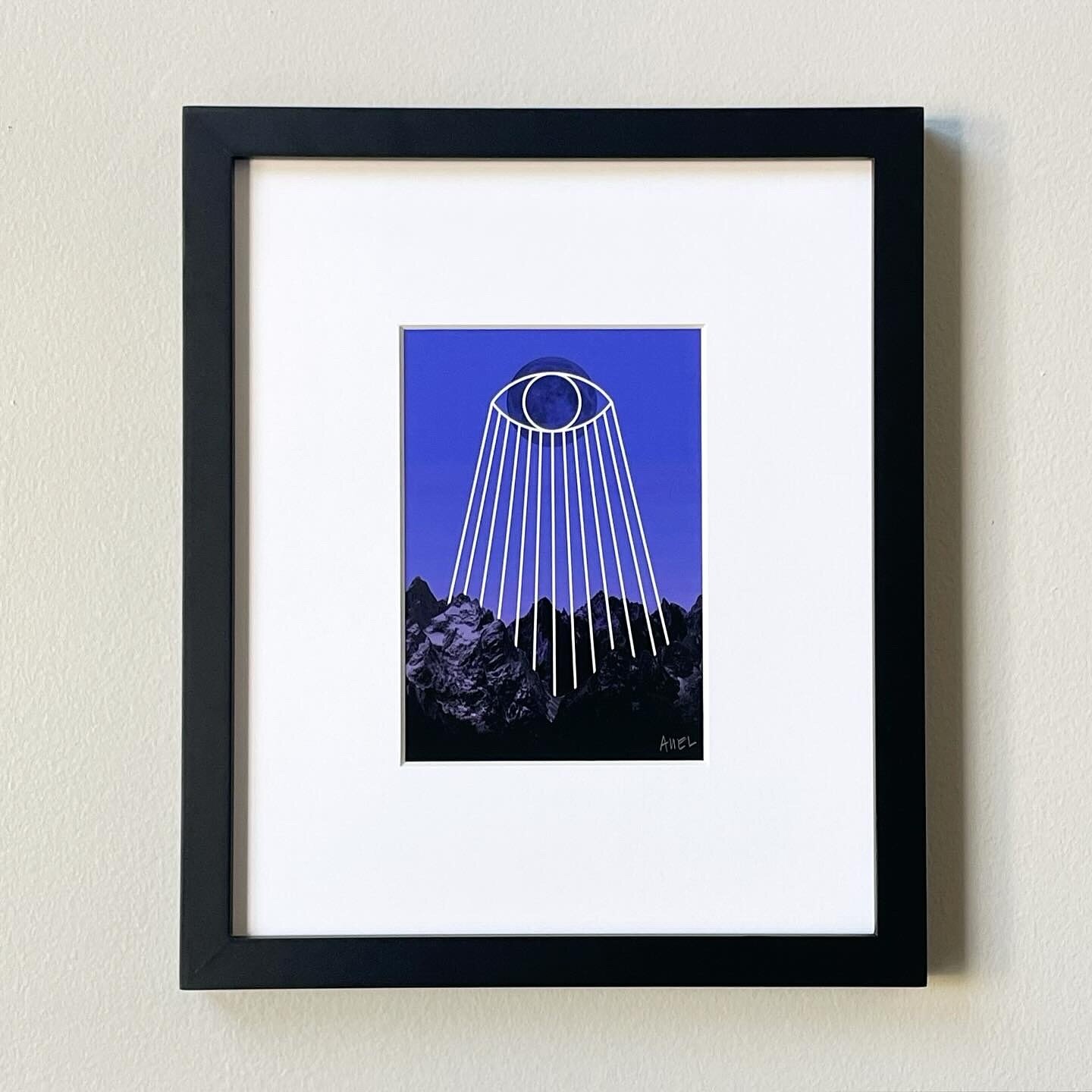 All seeing//blue moon in this size/colorway/frame option is currently available 25% off through @gamutgallerympls online or in person through 1/6. Flash sale, do it to it. 

No jokes on the SUPER easy street parking directly out front: 717 s 10th st 