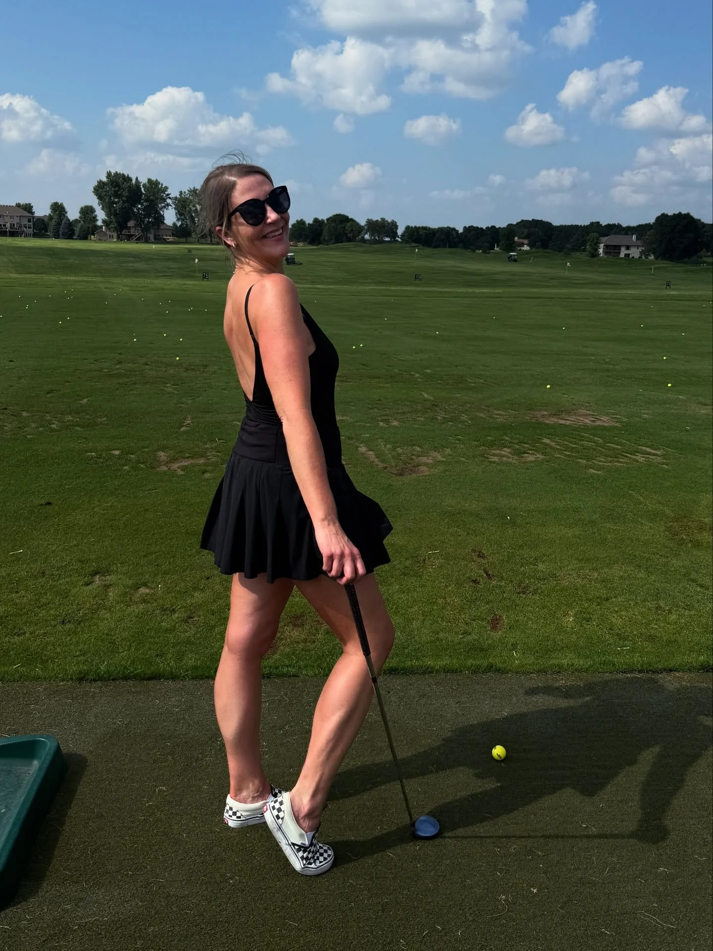 Summer, summer, summer! Where did you go. Had a beautiful month of July with my brother and his family in town from Naples, Italy. Tiny Italians!! I🇮🇹⛳️Bro loves the Golf so you know, show up, swing-miss, but have fun! 

#northforkgolf #thelinksatn