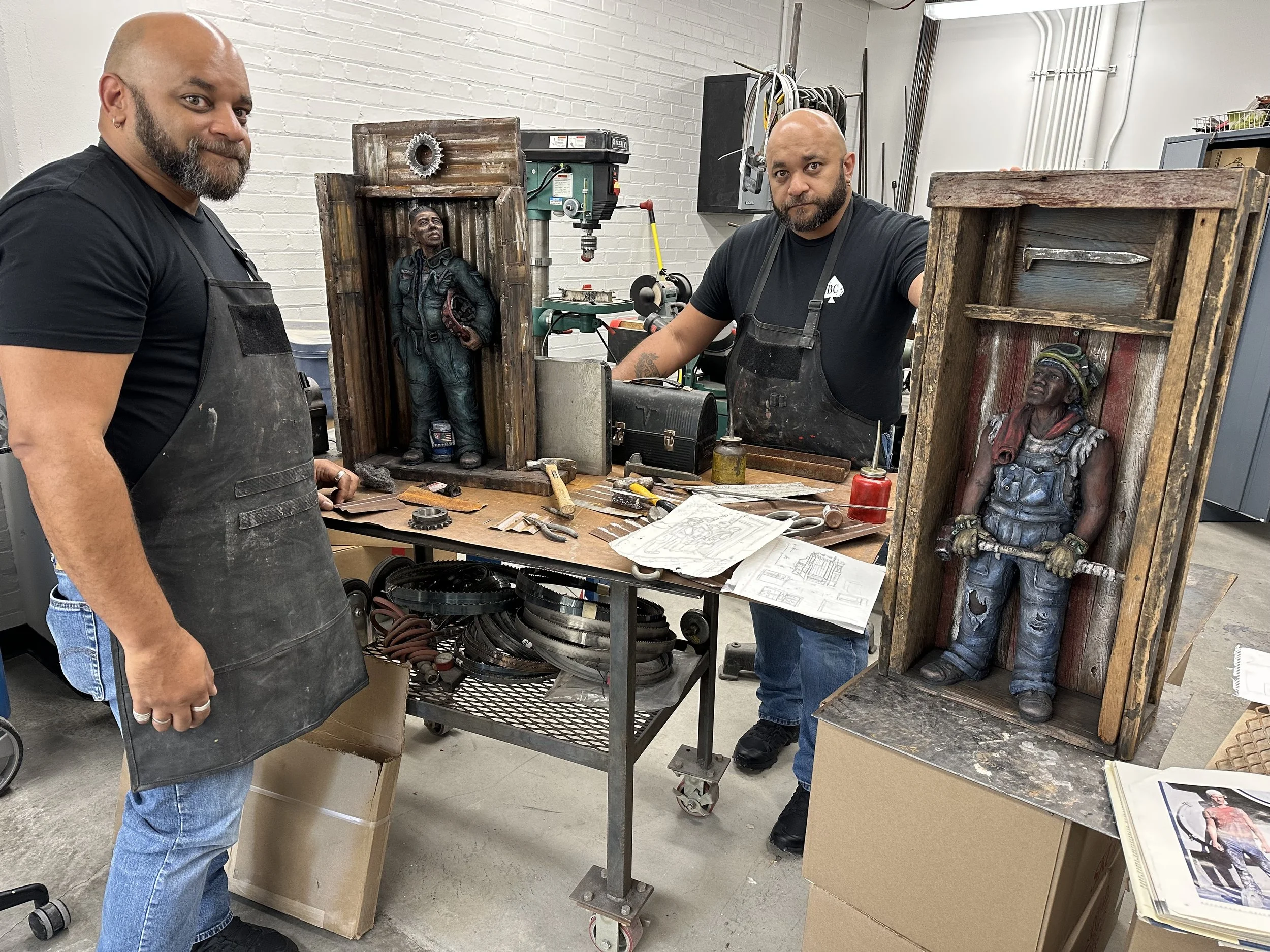 Identical twin artists and collaborators Kelly and Kyle Phelps in Studio Visit Season Three
