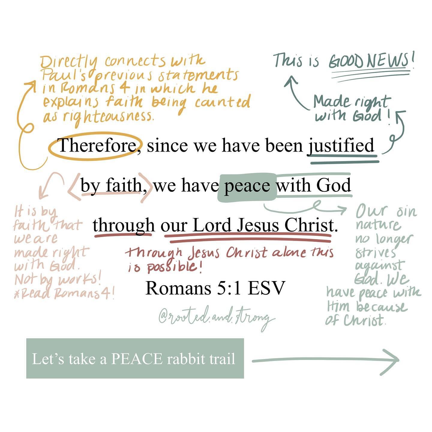 I&rsquo;m calling this one a Bite-Sized Bible Study PLUS!

✨ Be sure to scroll through the carousel for the content!

This little rabbit trail of peace is one of my favorite journeys through Scripture. And it&rsquo;s easy to miss if you aren&rsquo;t 