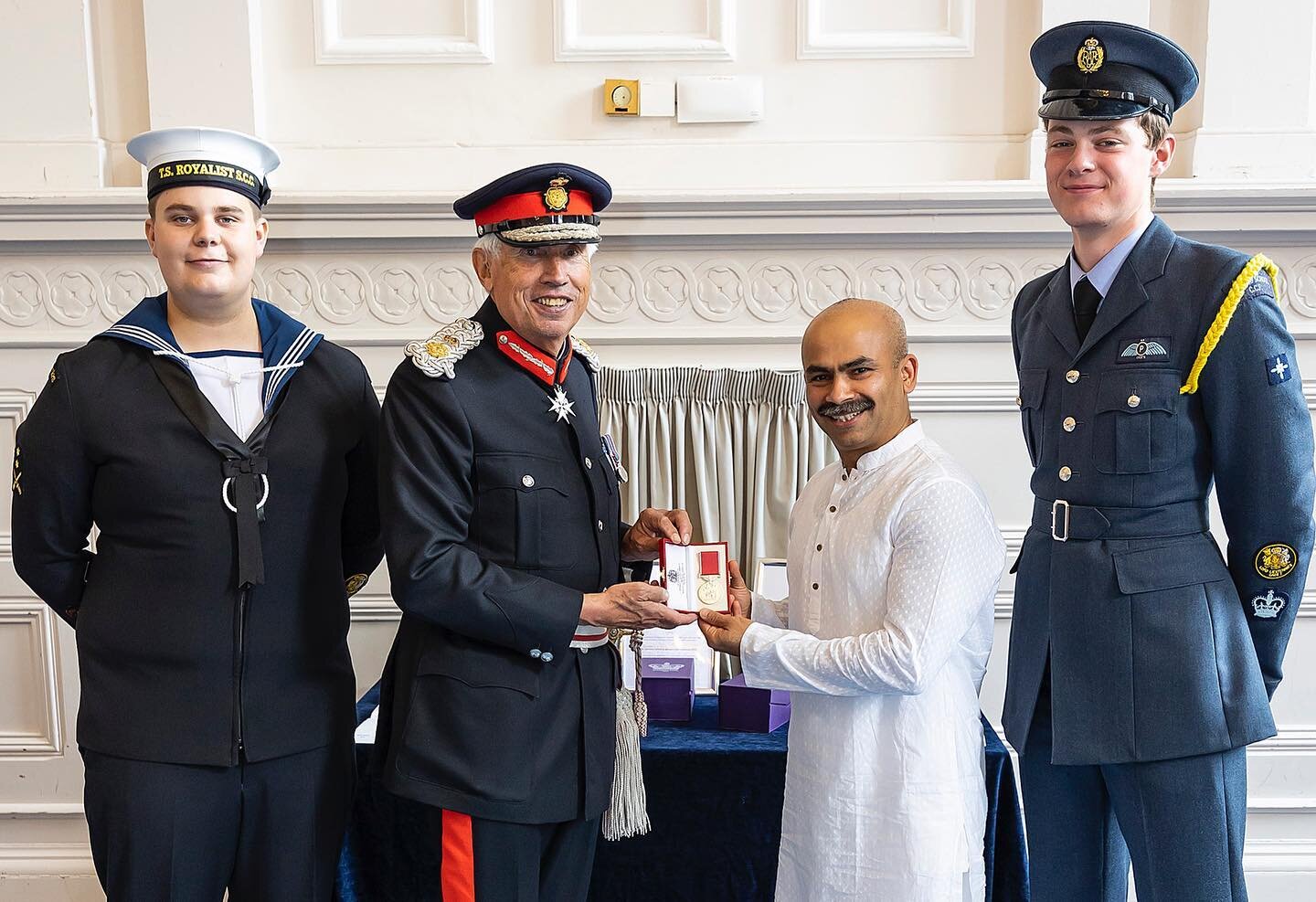 *****Long Post Alert*****

I am delighted to share that the British Empire Medal award ceremony has now taken place and I feel very grateful to have been able to accept the award on behalf of the Iyengar Yoga Community and all of you who made it poss