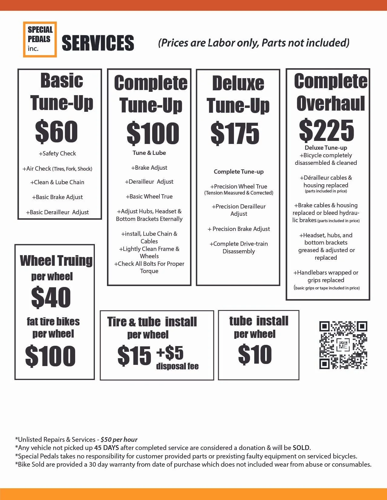 Service Prices