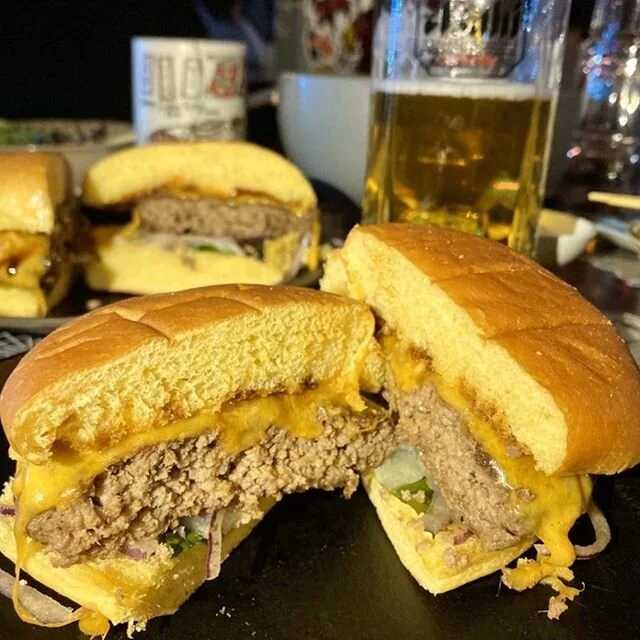 Today is #nationalburgerday try our Japanese burger with shiso, sushi sauce, and homemade blend of spicy mayo and yuzu!  Available on @grubhub @caviar @seamless @doordash or by calling! Draft @asahisuperdry_usa and @sapporobeer.jp are available for p