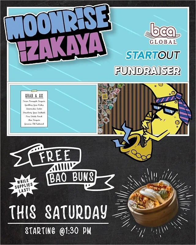 FREE CHICKEN BAO BUNS. 🎉🥢🥡🍶🍻🎷🌛 When: This Saturday, June 13, 2020 @ 1:30pm

What about a FREE bao bun won&rsquo;t put a smile on your face?  Instead of charging for the bao buns we are asking that you make a donation to either @bcaglobal or @s
