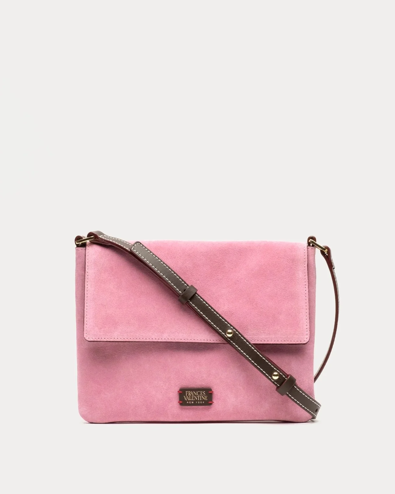 Maggie Crossbody Bag, Pink Suede — Keeping Up With the Joneses