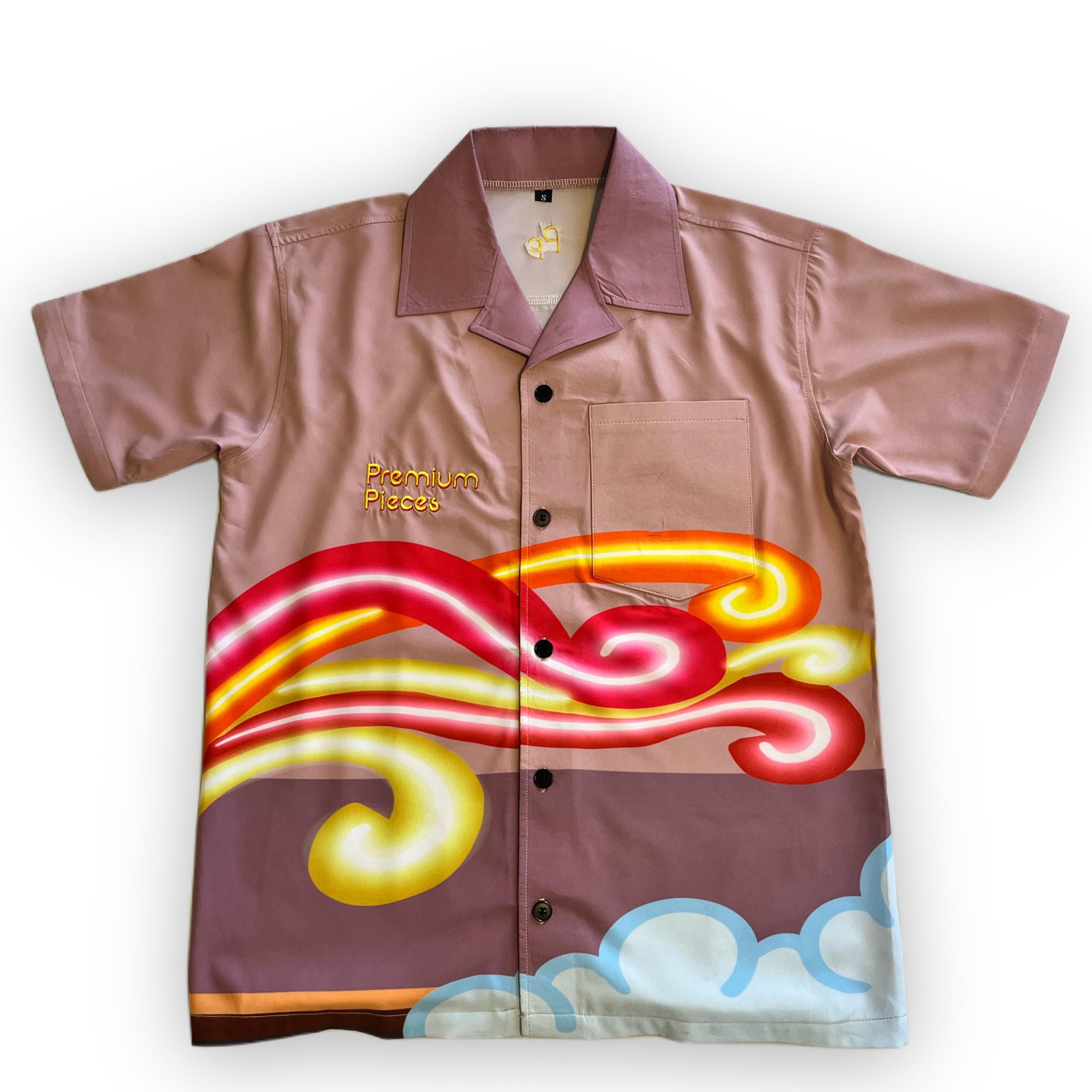 "Soul Train" Button Up