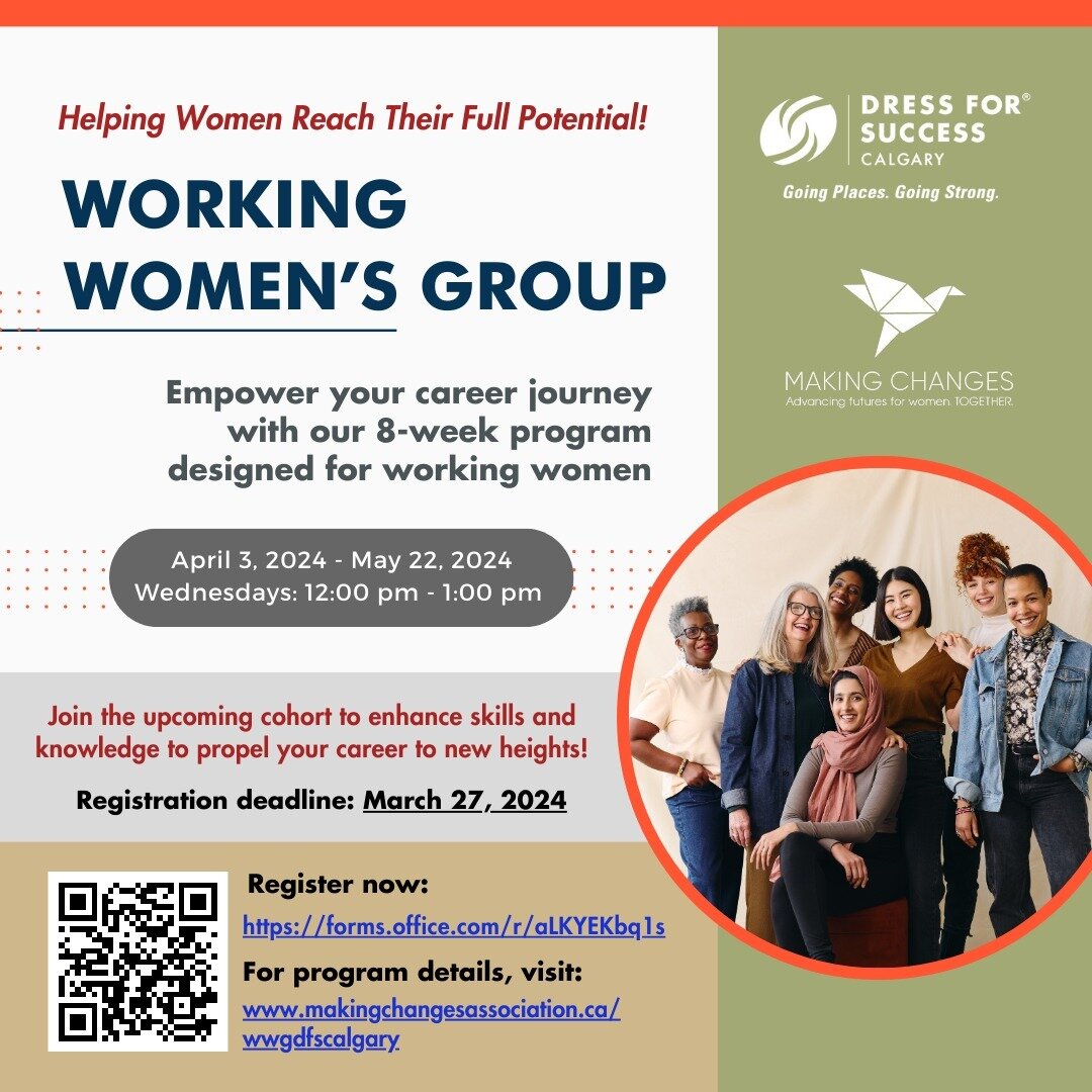 Empowering Futures: Working Women's Group

Spots Are Limited! - Register today!

In an era where women continue to break barriers and redefine societal norms, the need for professional development and skill enhancement has never been more crucial.

R