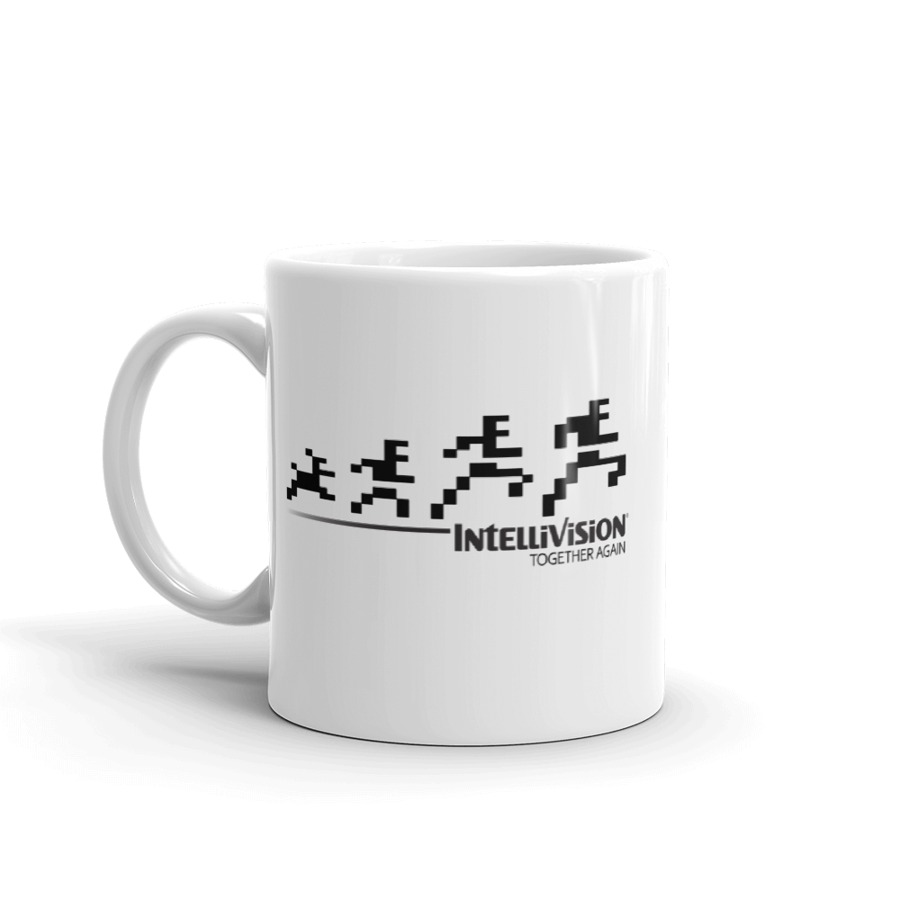 Gloss White Mug - Running Family
