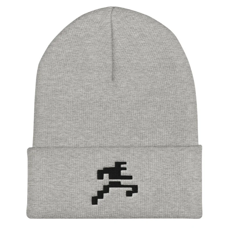 Intellivision "Running Man" Beanie - Heather Grey