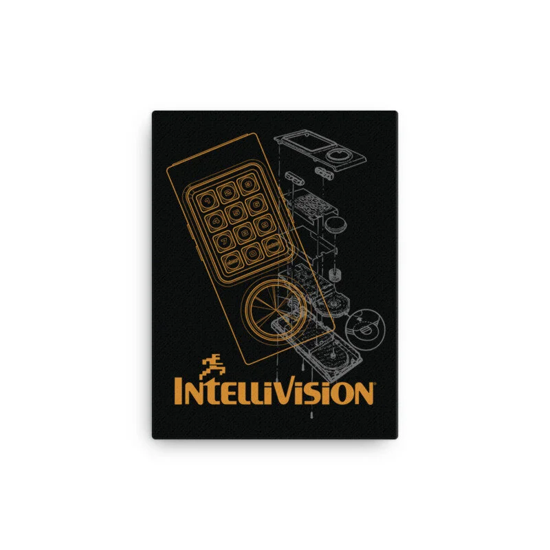 Intellivision Classic Controller on Canvas - 3