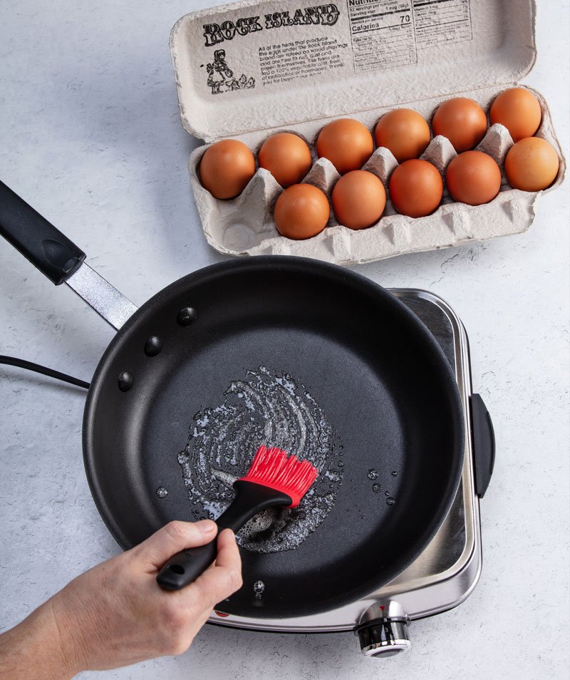 Visland Small Egg Frying Pan Non-stick Cooker Circular Mold