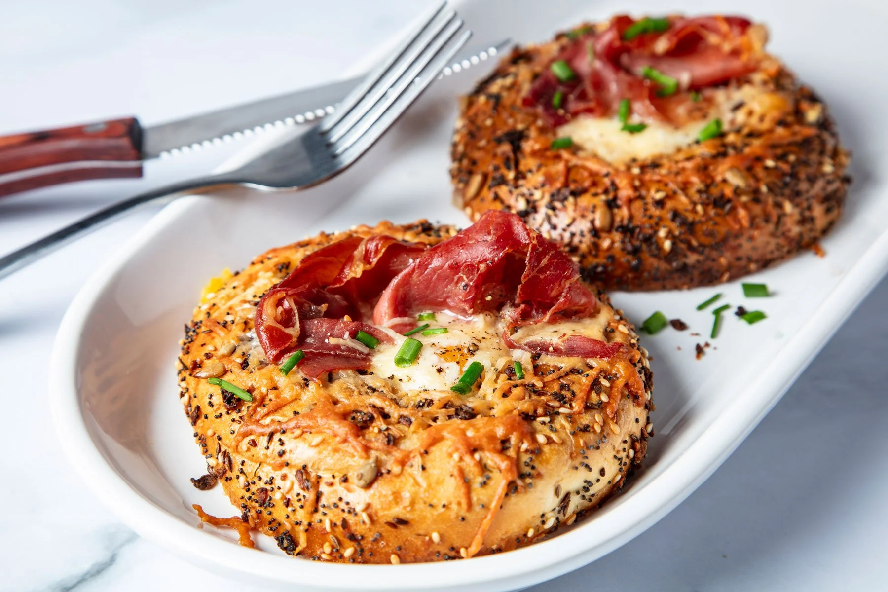 Bagel Toad In a Hole