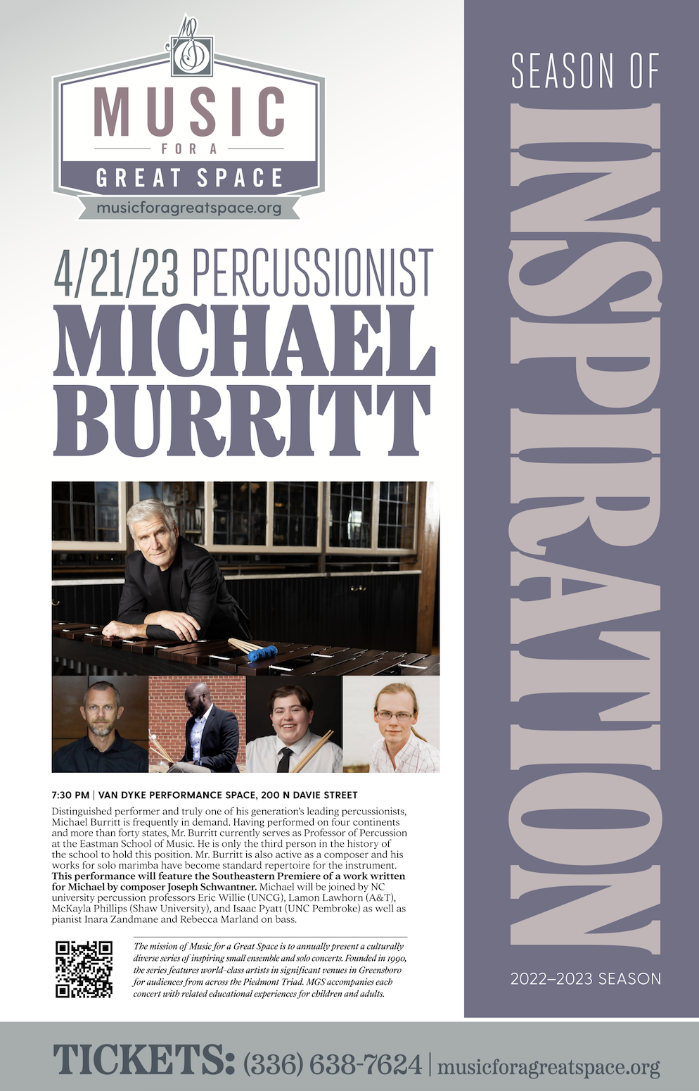 Michael Burritt - Music for a Great Space concert series