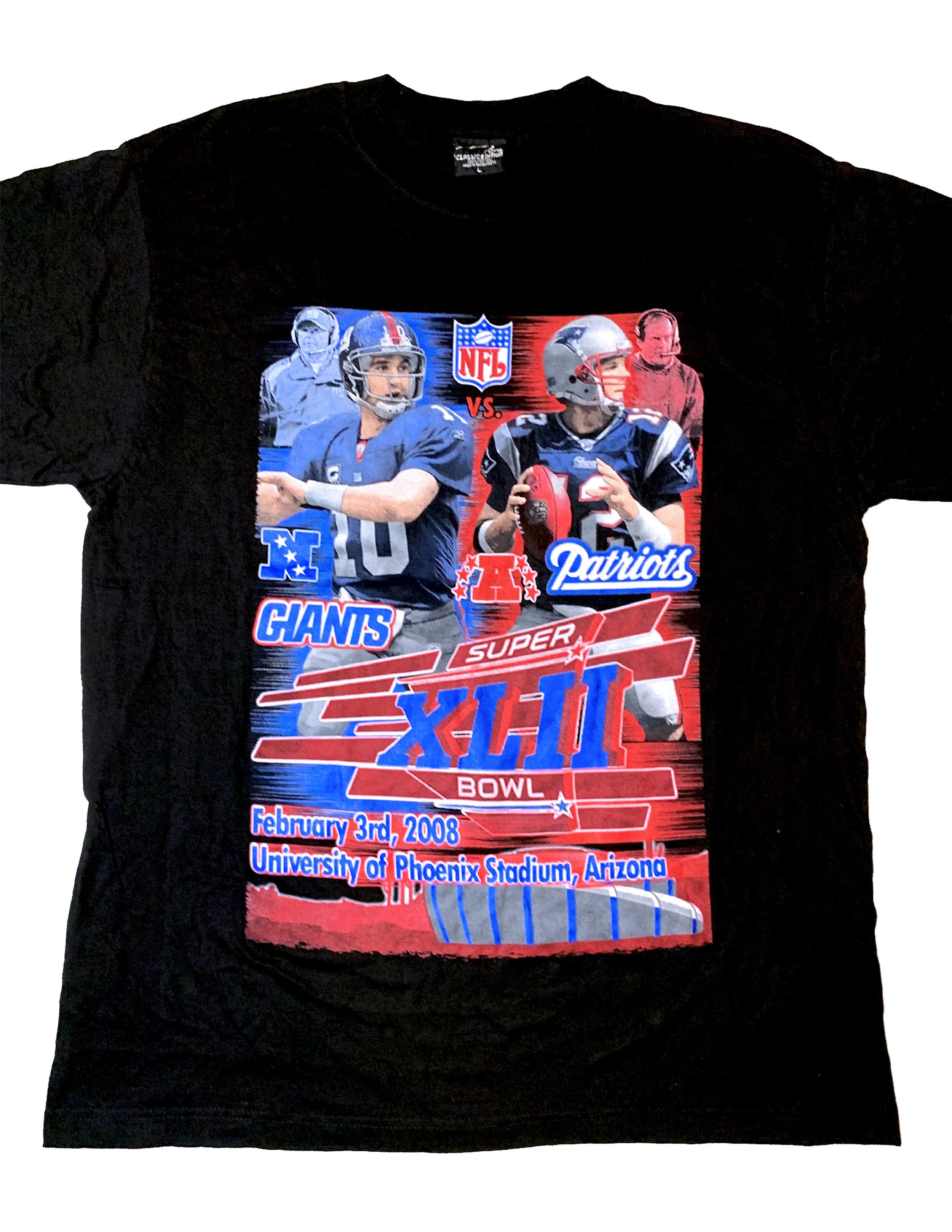 Super Bowl XLII NY VS. NE. T-Shirt