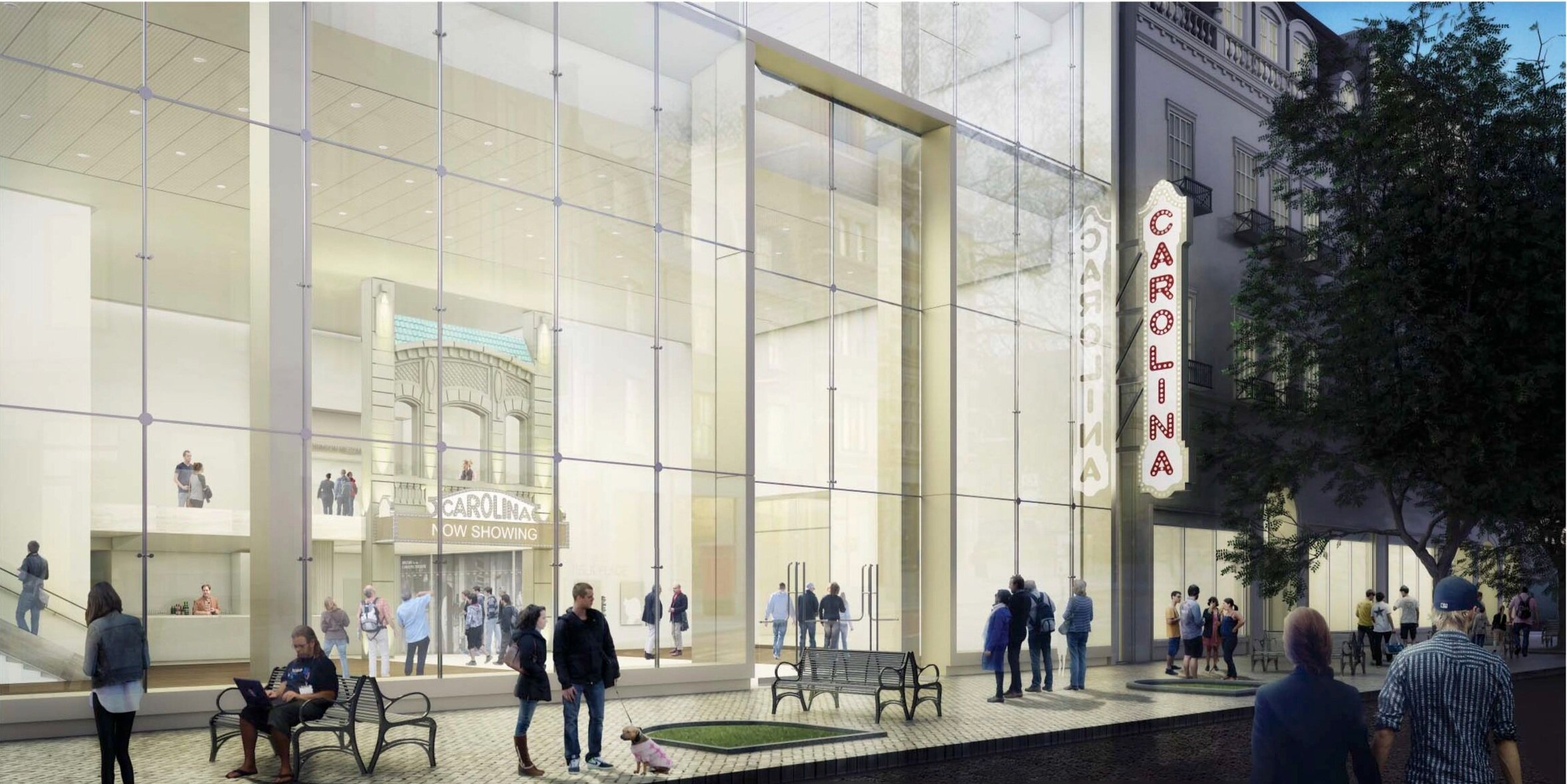 Carolina Theatre at Belk Place  | Charlotte NC  | Under Construction.   Firm of Record: Westlake Reed Leskosky