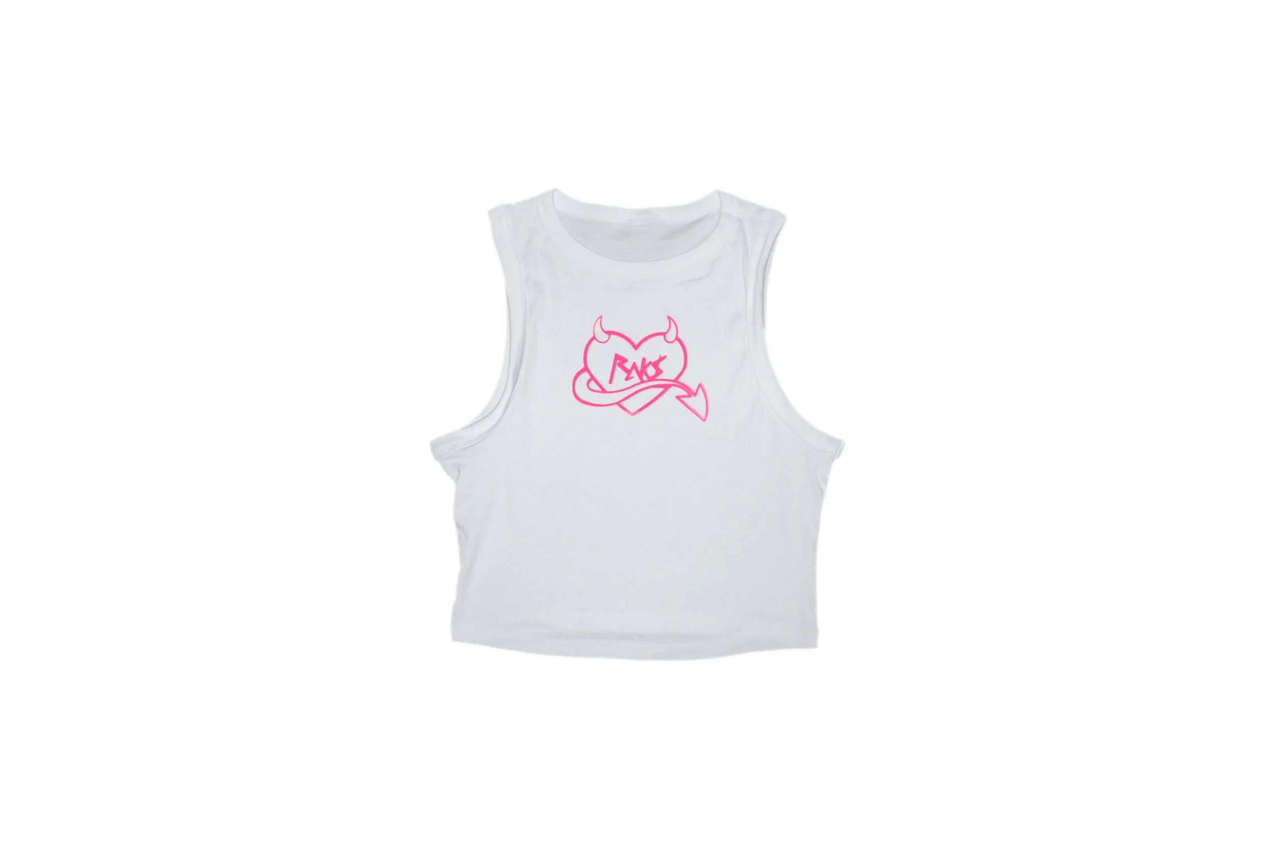 HOT PINK HEART TANK