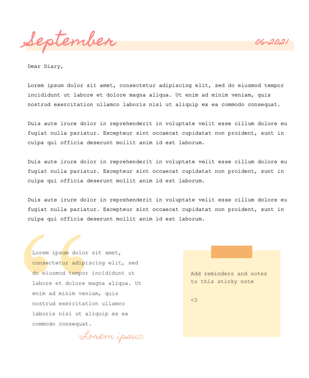 free-aesthetic-google-docs-journal-template