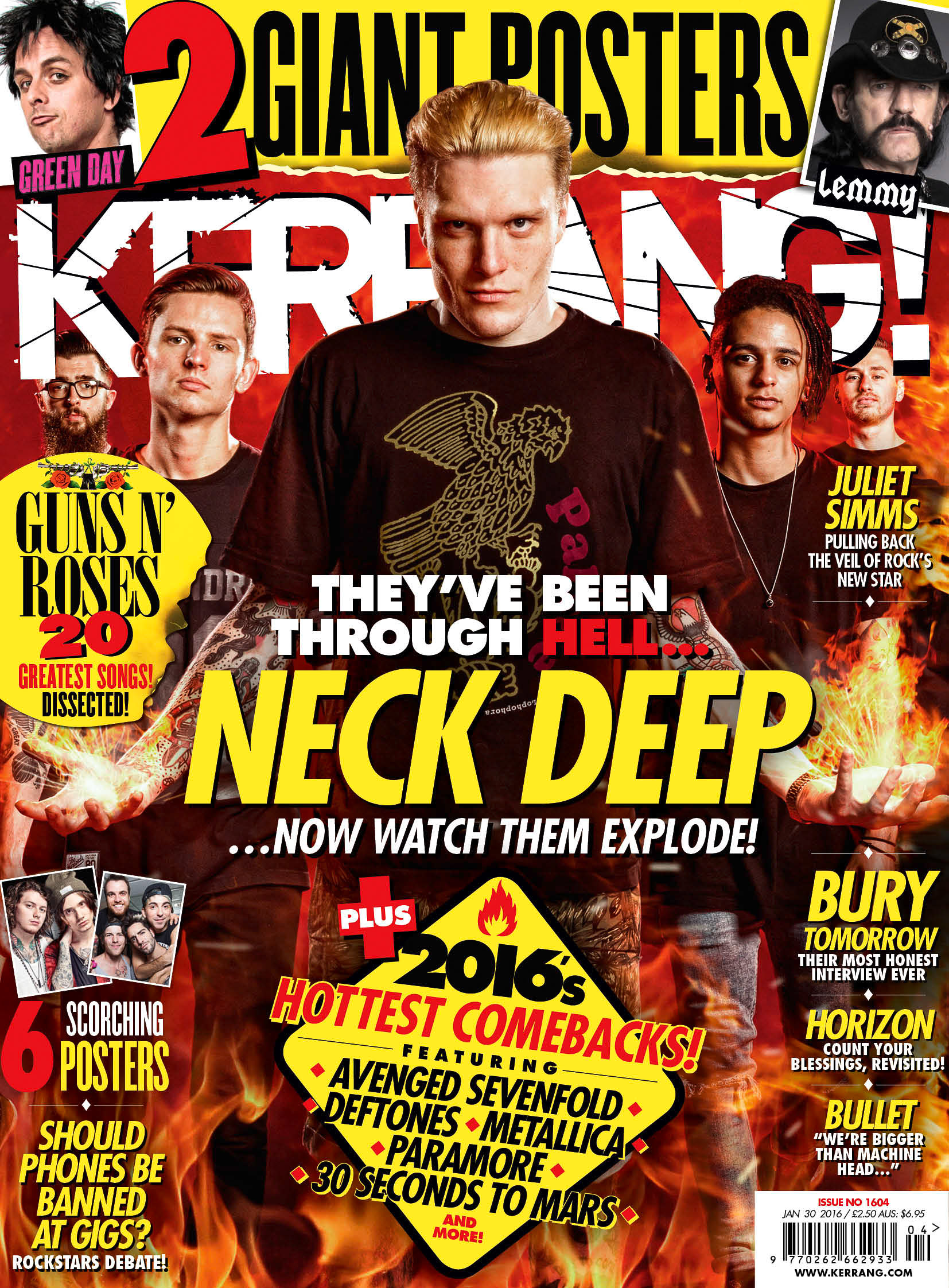 Neck Deep Kerrang cover