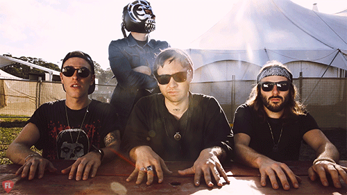 Unknown Mortal Orchestra backstage at Splendour in the Grass