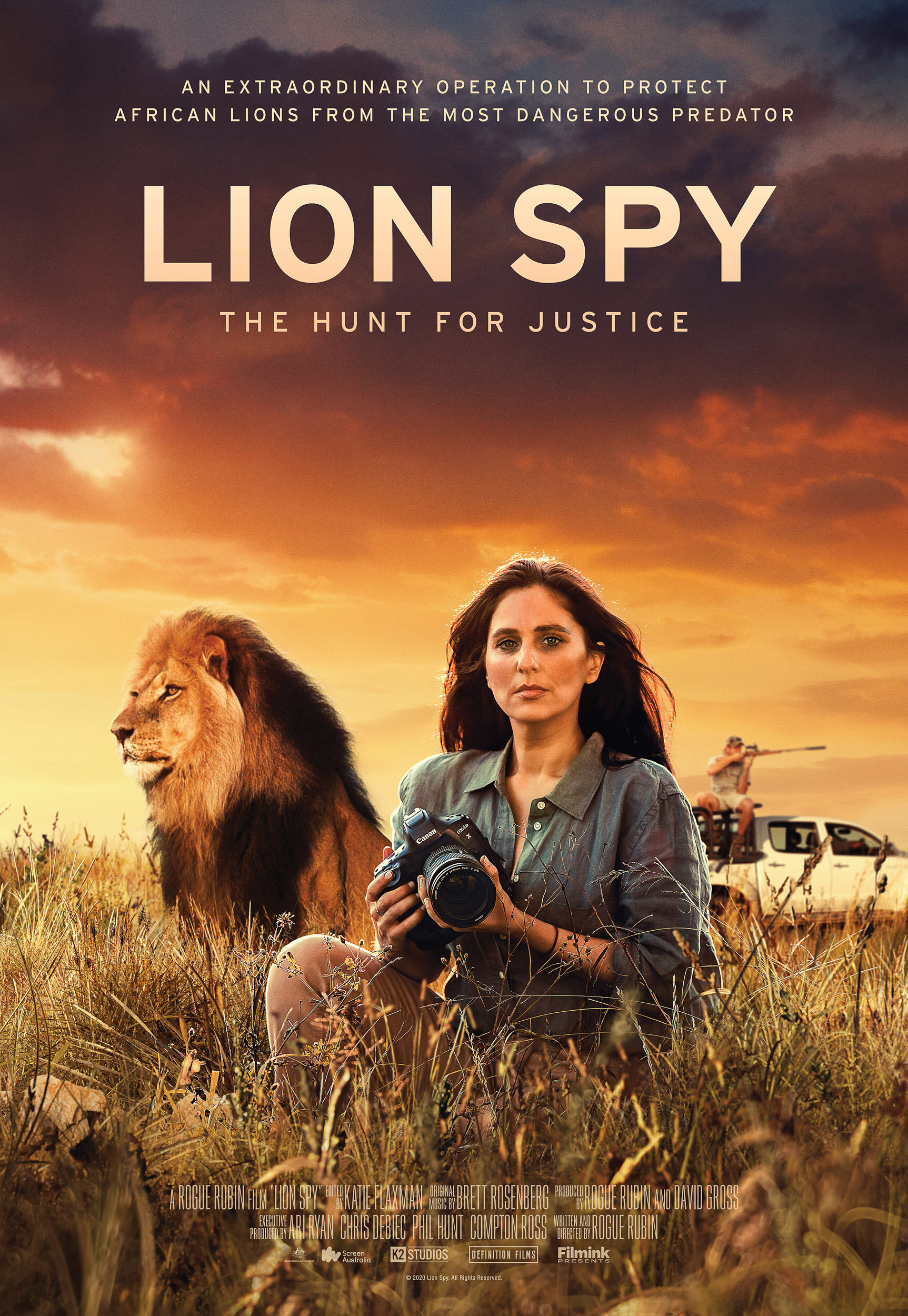 Lion Spy movie poster - design by Carnival Studio