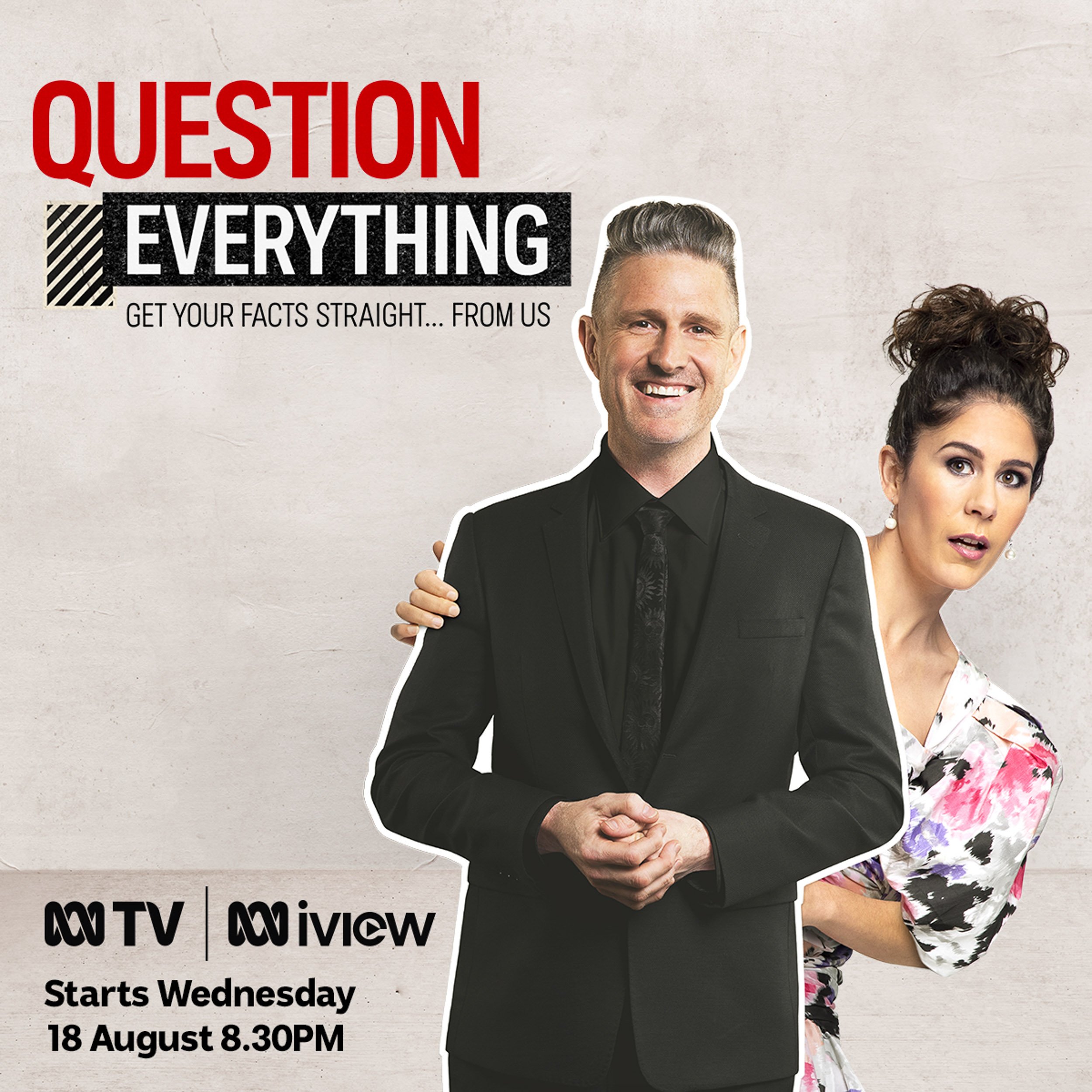 Question Everything marketing campaign for ABC TV