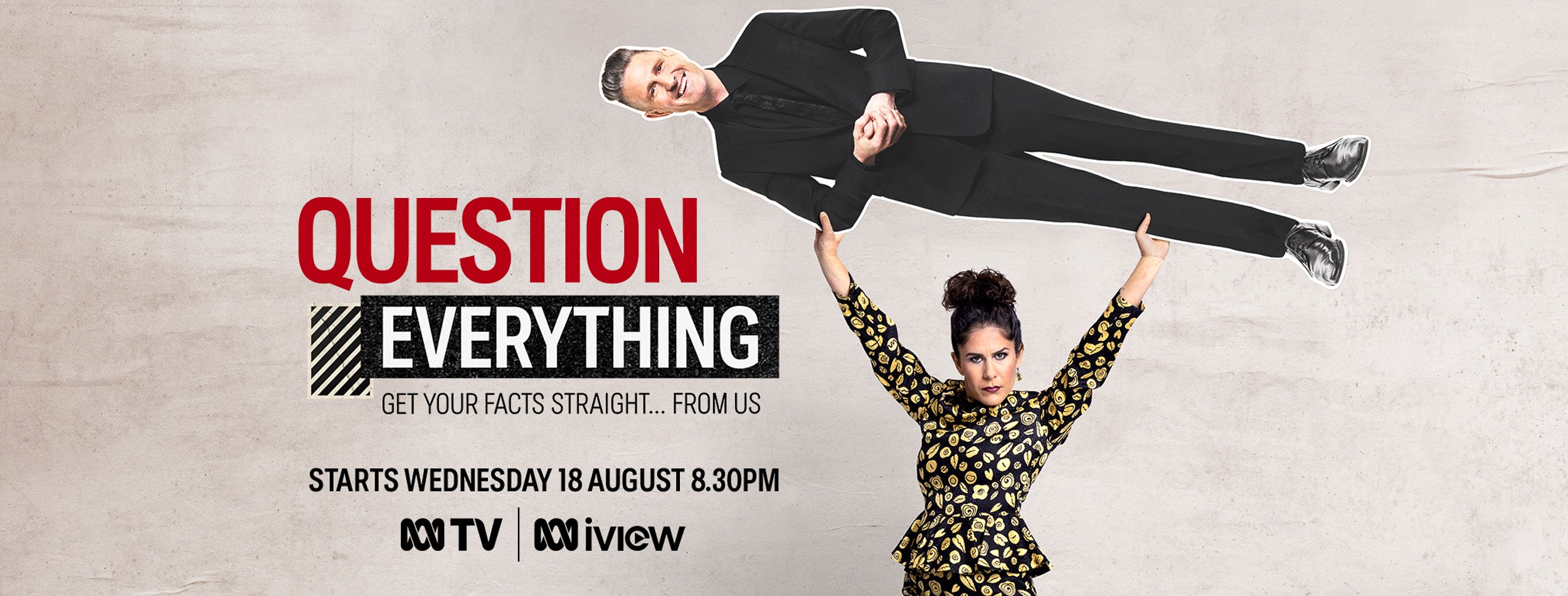 Question Everything ad campaign for ABC TV