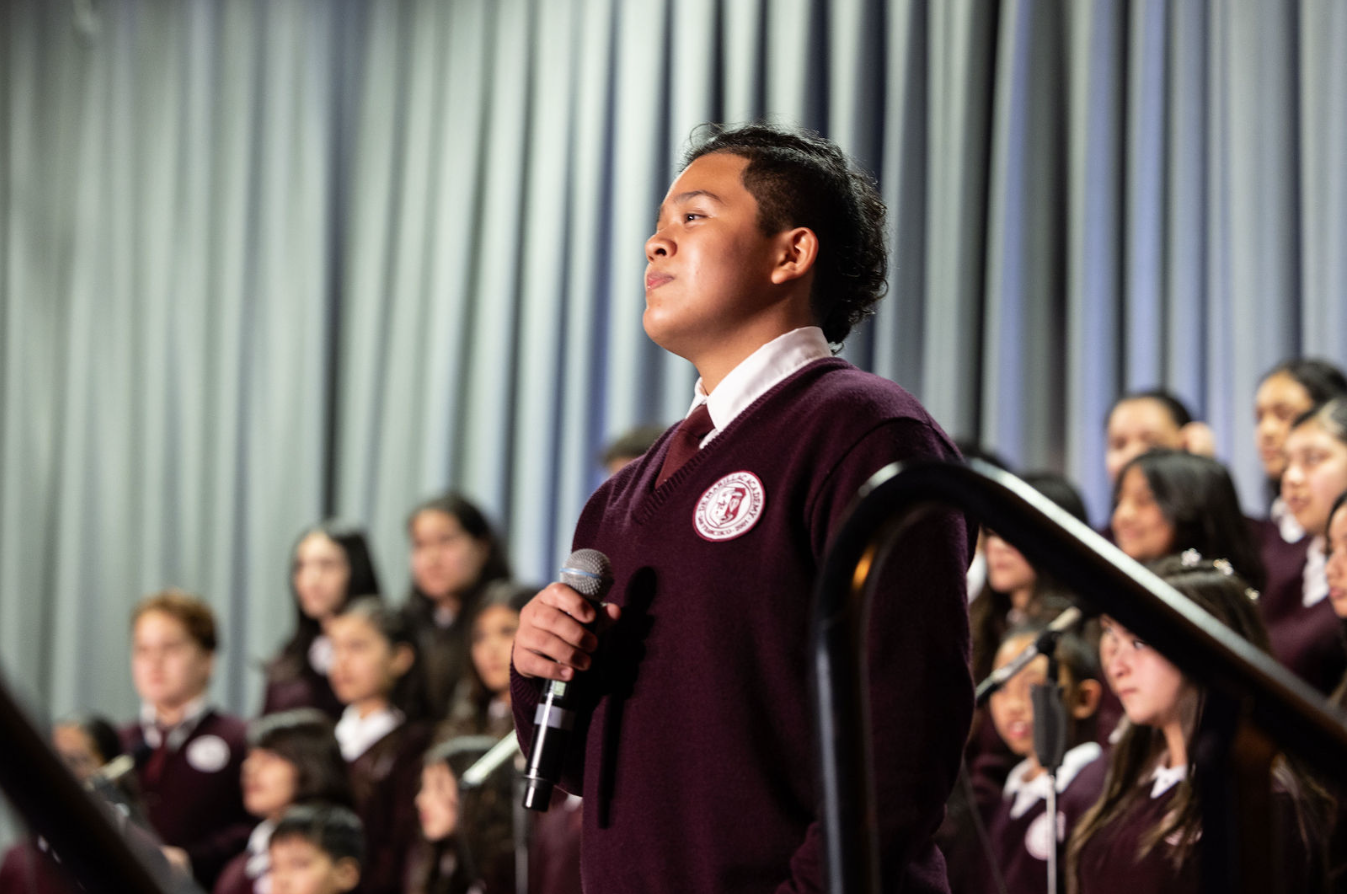 Kevin S. '24 Performing Solo for 'Stand By Me'