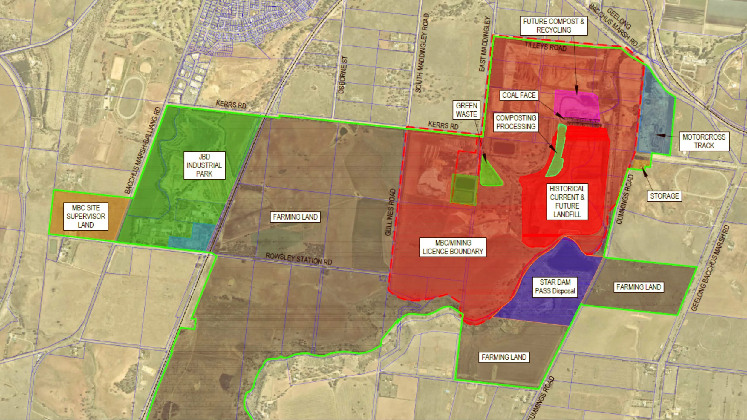 Calleja properties    in the Maddingley Precinct.