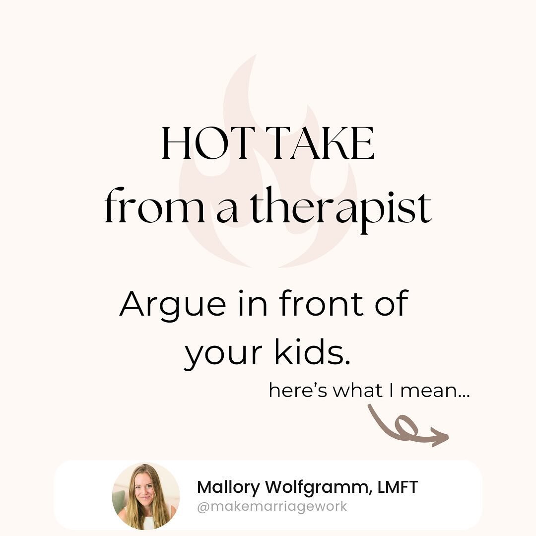 Save this post and pull it up next time you&rsquo;re trying to navigate an argument around your children. Swipe through for prompts on how to discuss it with your partner and kids. 

What questions do you have about arguing in front of your kids? 

#