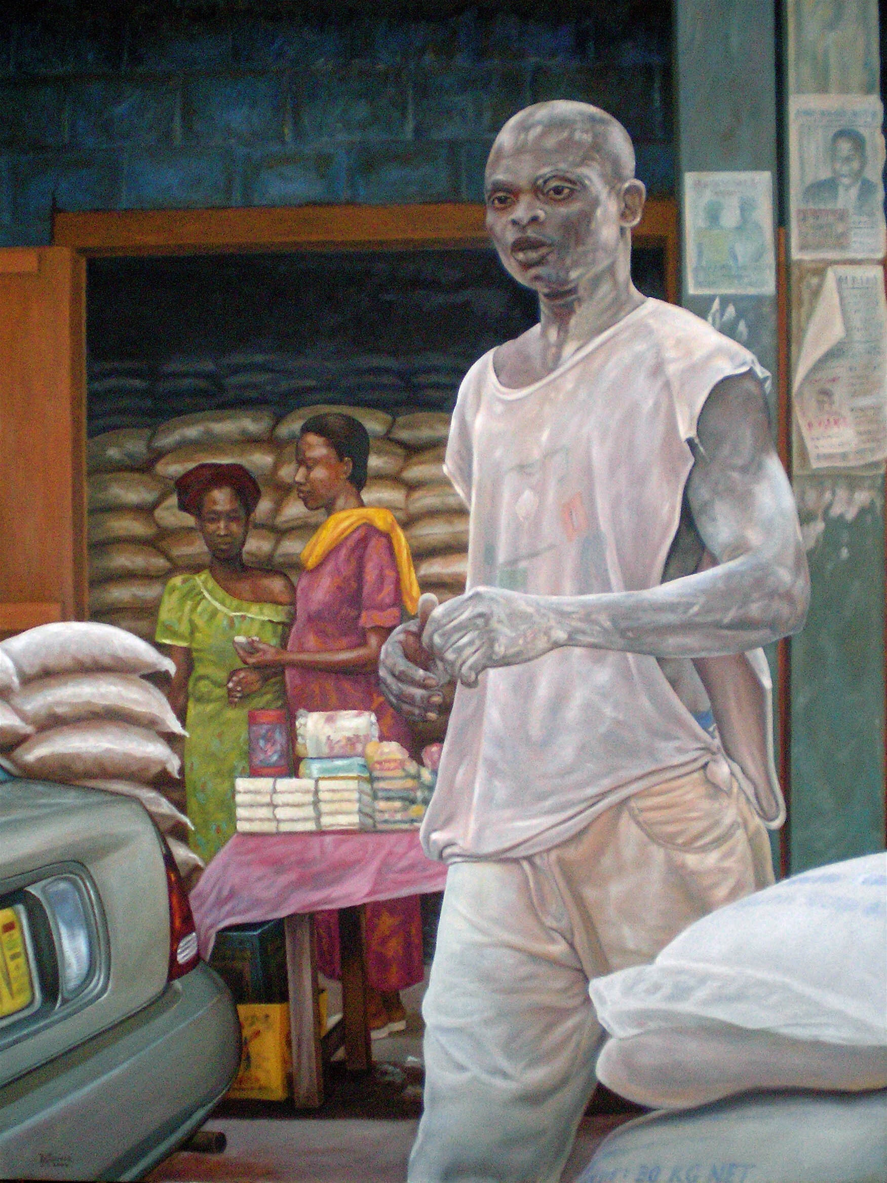  FLOURMAN (LOADER)  LOADERS SOMETIMES WORK OUT OF A STORE OR IN THE MARKET CARRYING GOODS                                                                     FOR BUYERS 