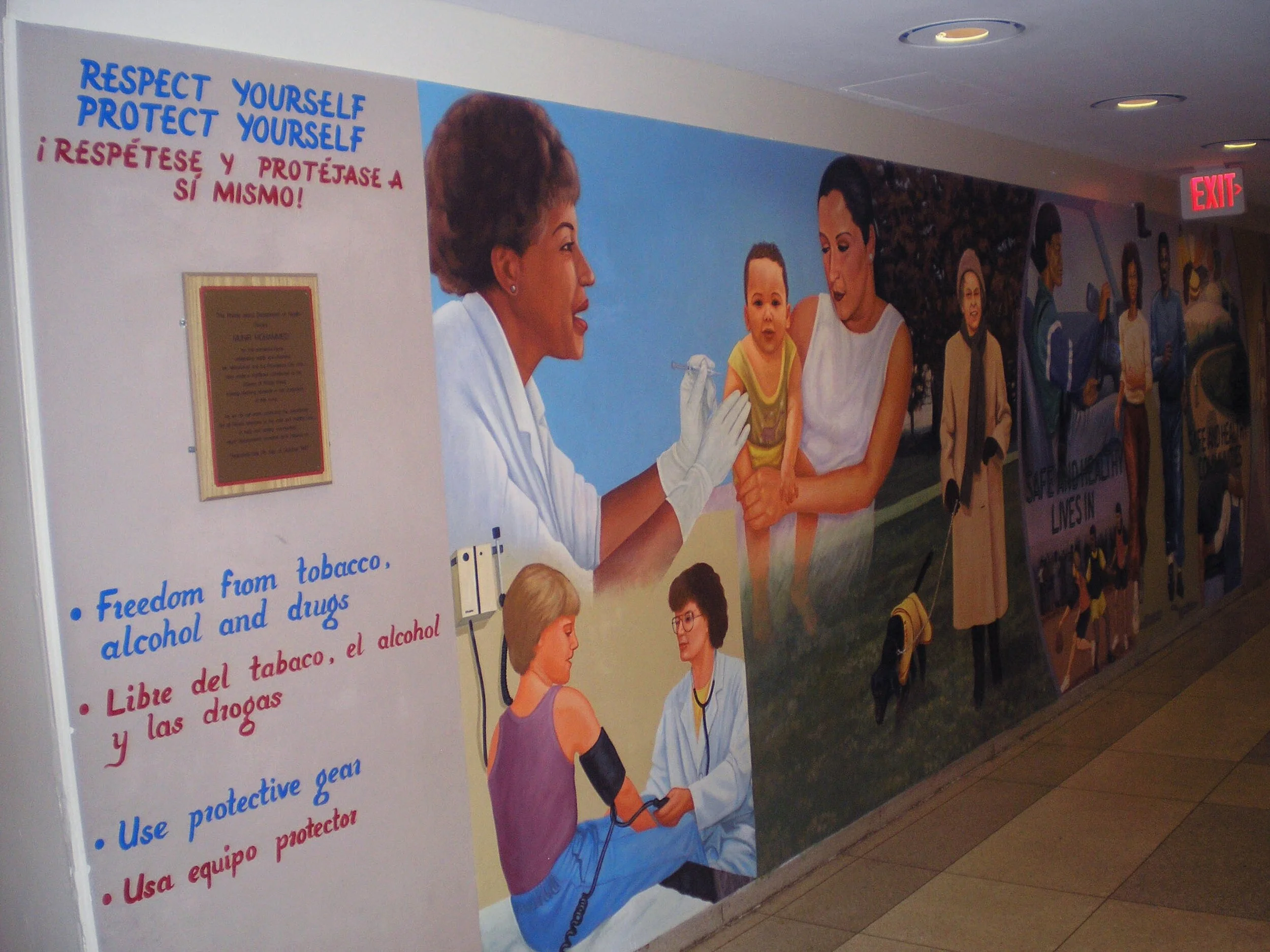 RI Health Dept.Mural, Detail 1.JPG