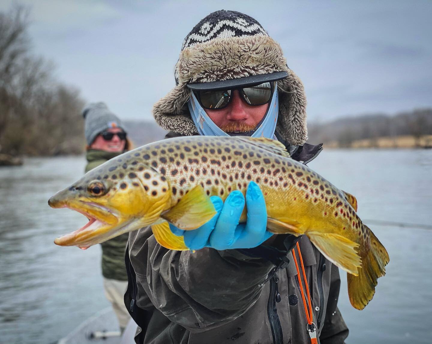 With a high of 9 degrees, we decided to keep our fingers dry and throw a bobber most of the day. 

Hint: wet skin in -13 windchill ain&rsquo;t fun- use exam gloves to keep as dry as possible in conditions like this. #themoreyouknow 
&bull;
&bull;
&bu