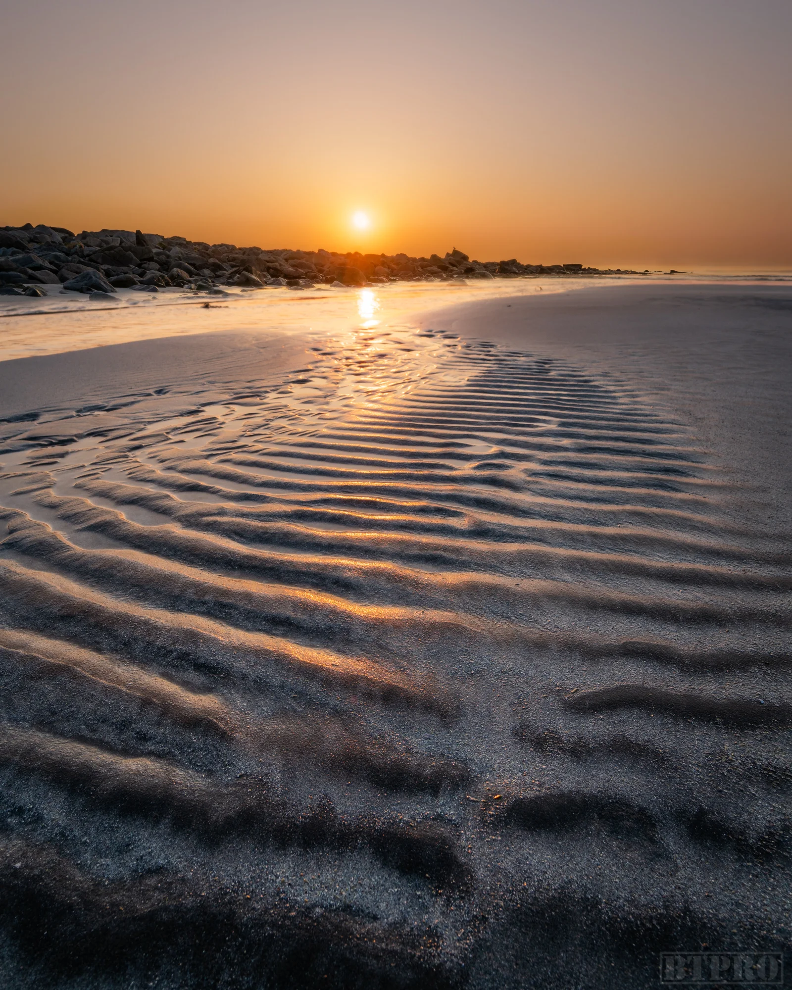 Sand Patterns at Skagsanden Beach