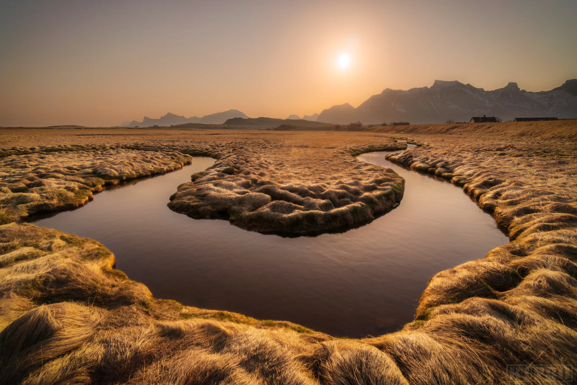 Fredvang Rivers at Sunrise