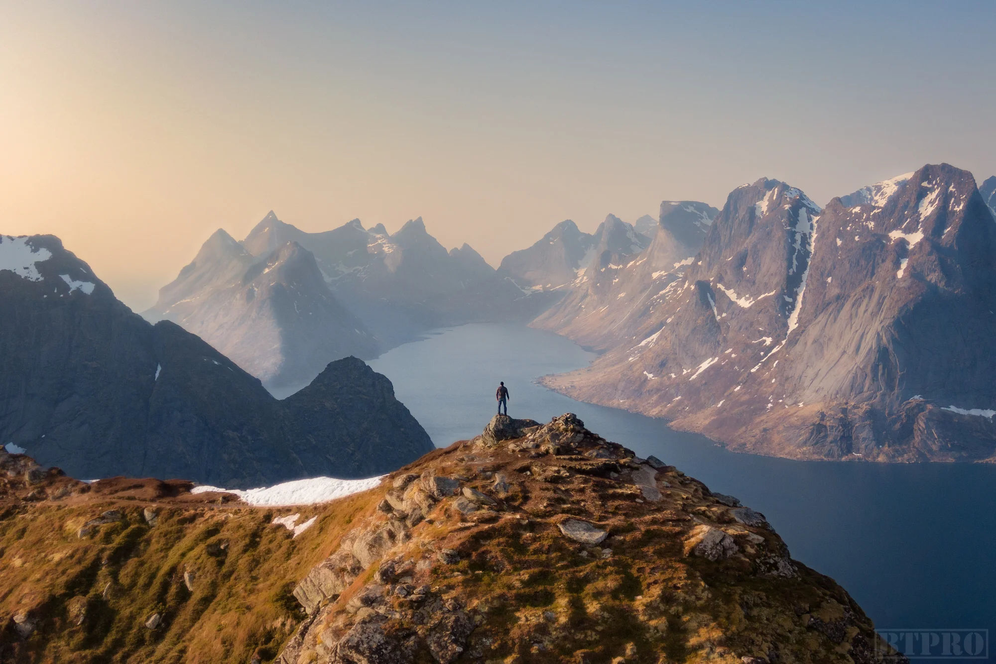 Summit at Reinebringen Hike