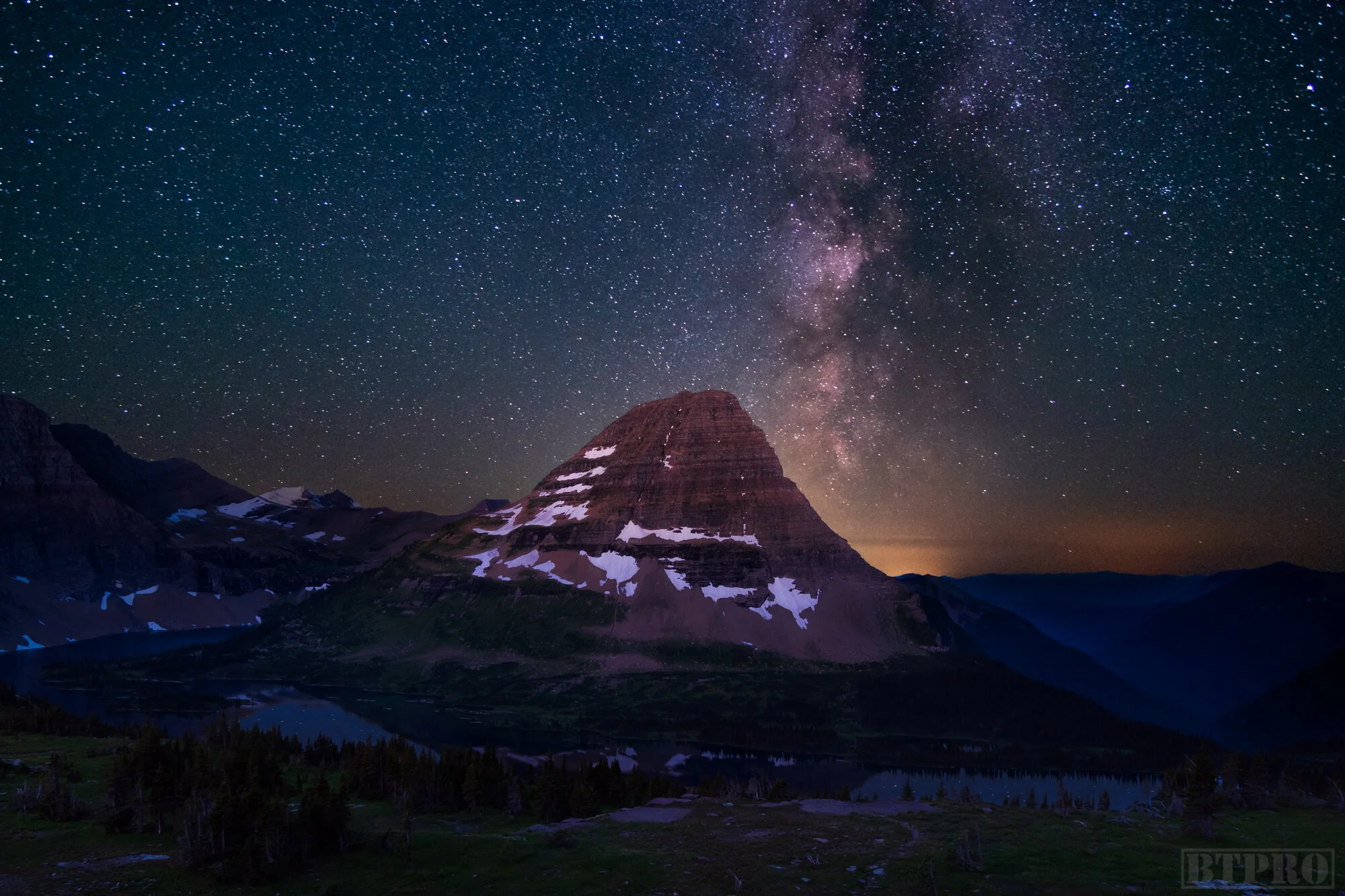 Astrophotography at Hidden Lake Overlook