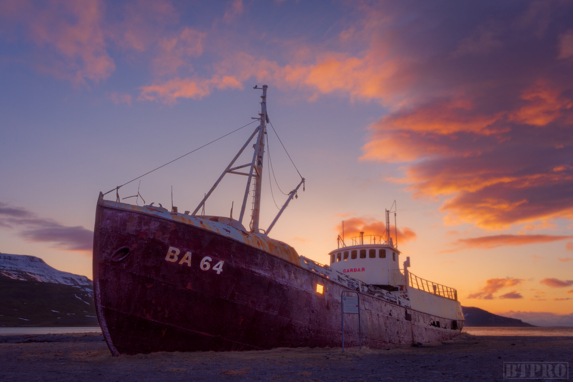Sunset at Gardar BA 64