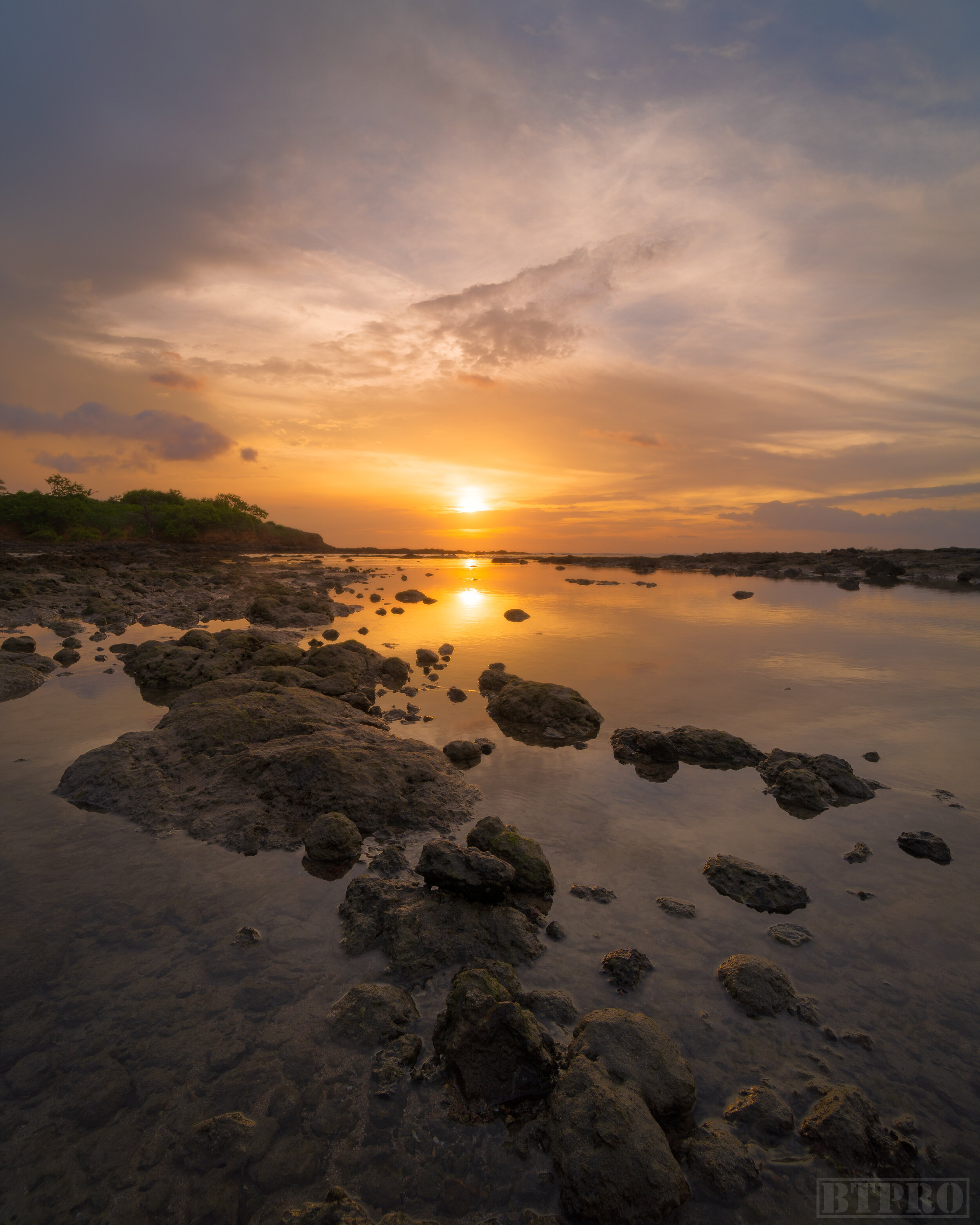 Sunset at the Tamarindo Tidepools