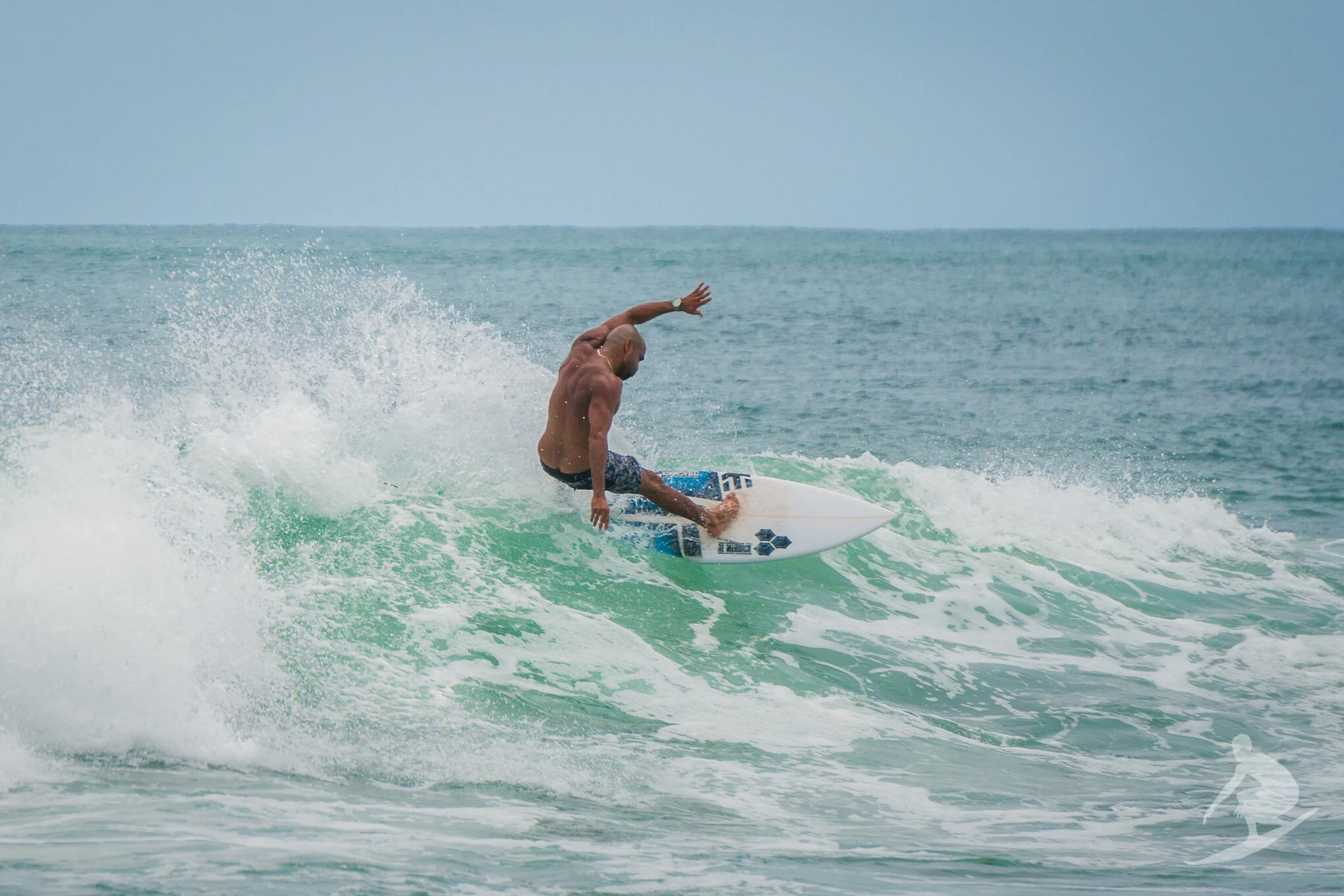 Surfer Shredding at Playa Avellanas