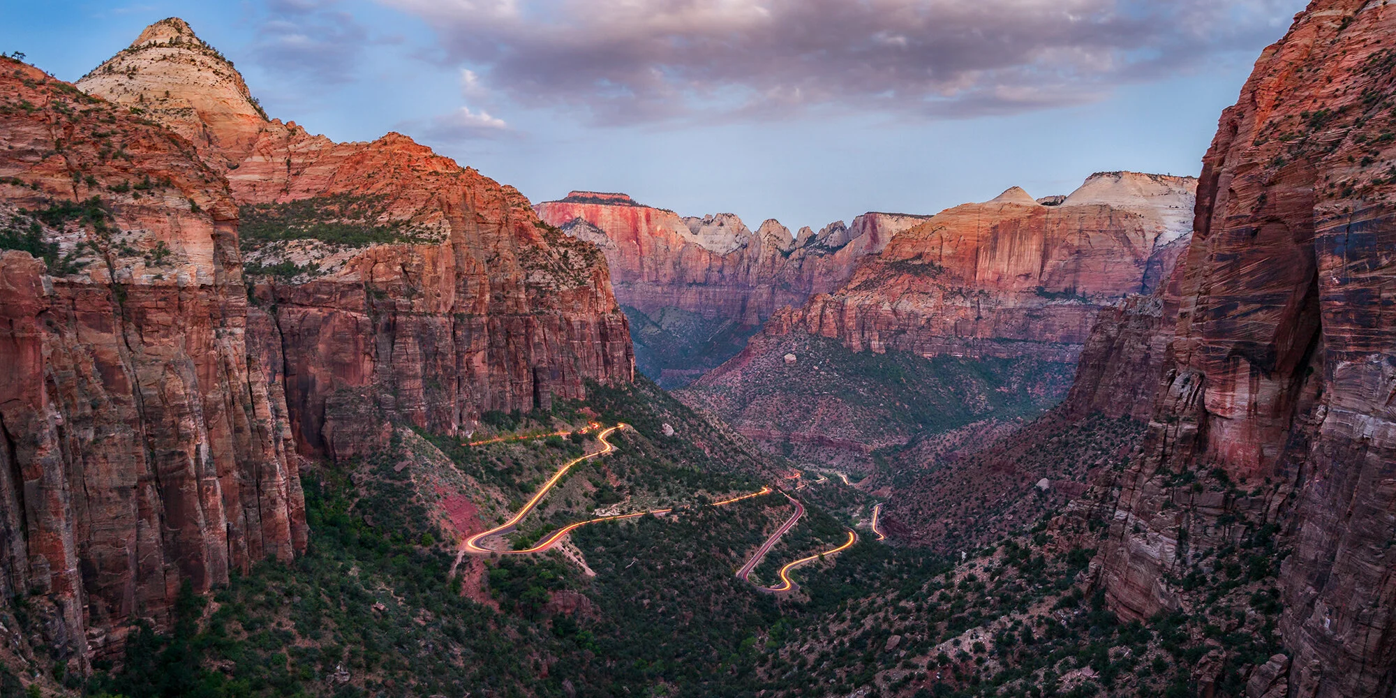 Sunrise at Canyon Overlook