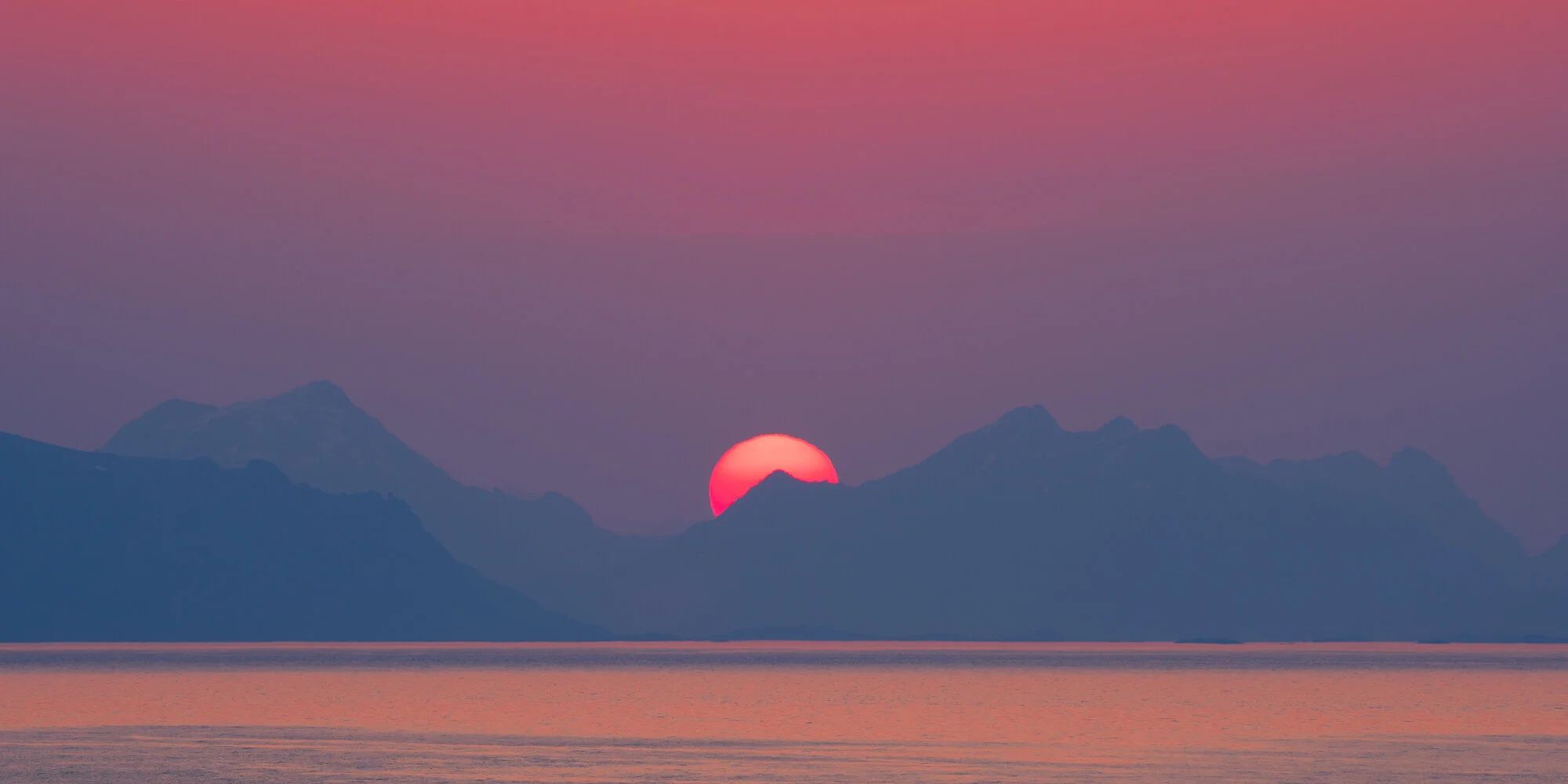 Sunrise in the Lofoten Islands