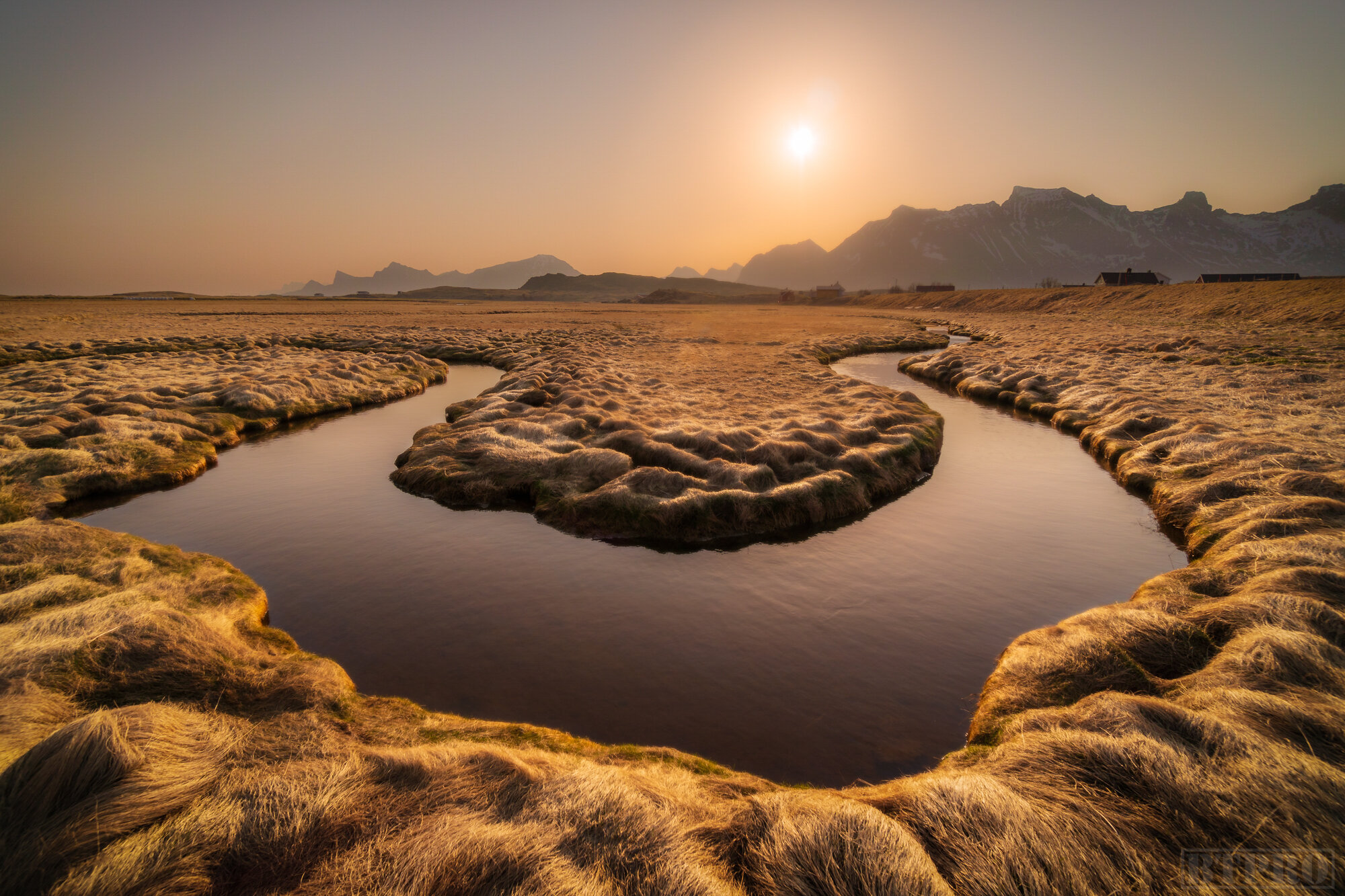 Fredvang Rivers at Sunrise