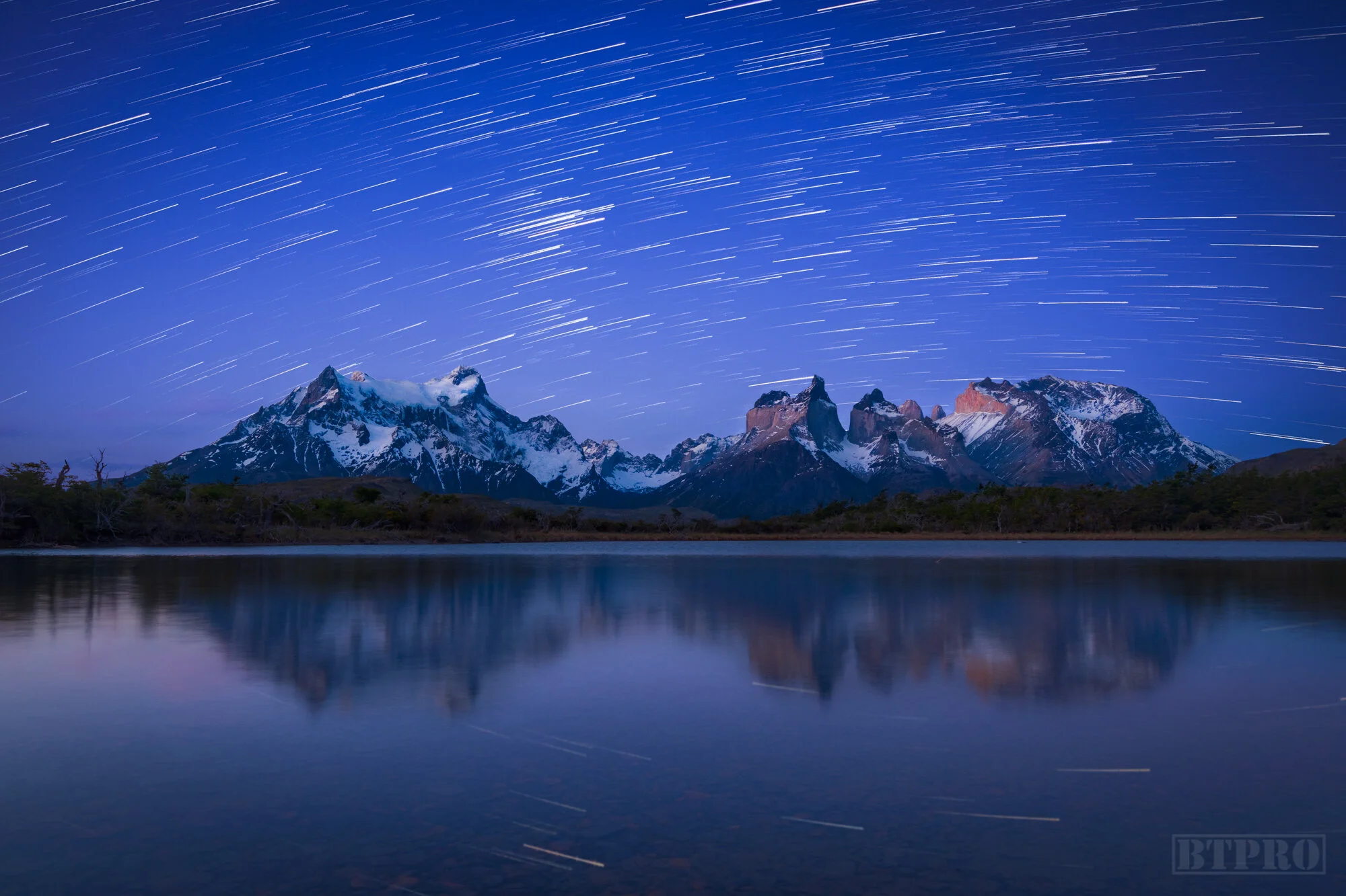 Star Trails at Hotel Explora Viewpoint