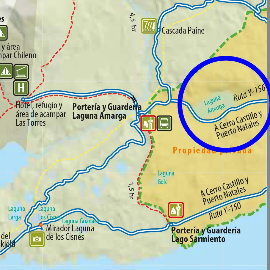 Laguna Amarga Map